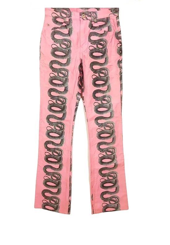 Hysteric Glamour 1998 Iconic Snake pink pants Size US 29 - 1 Thumbnail