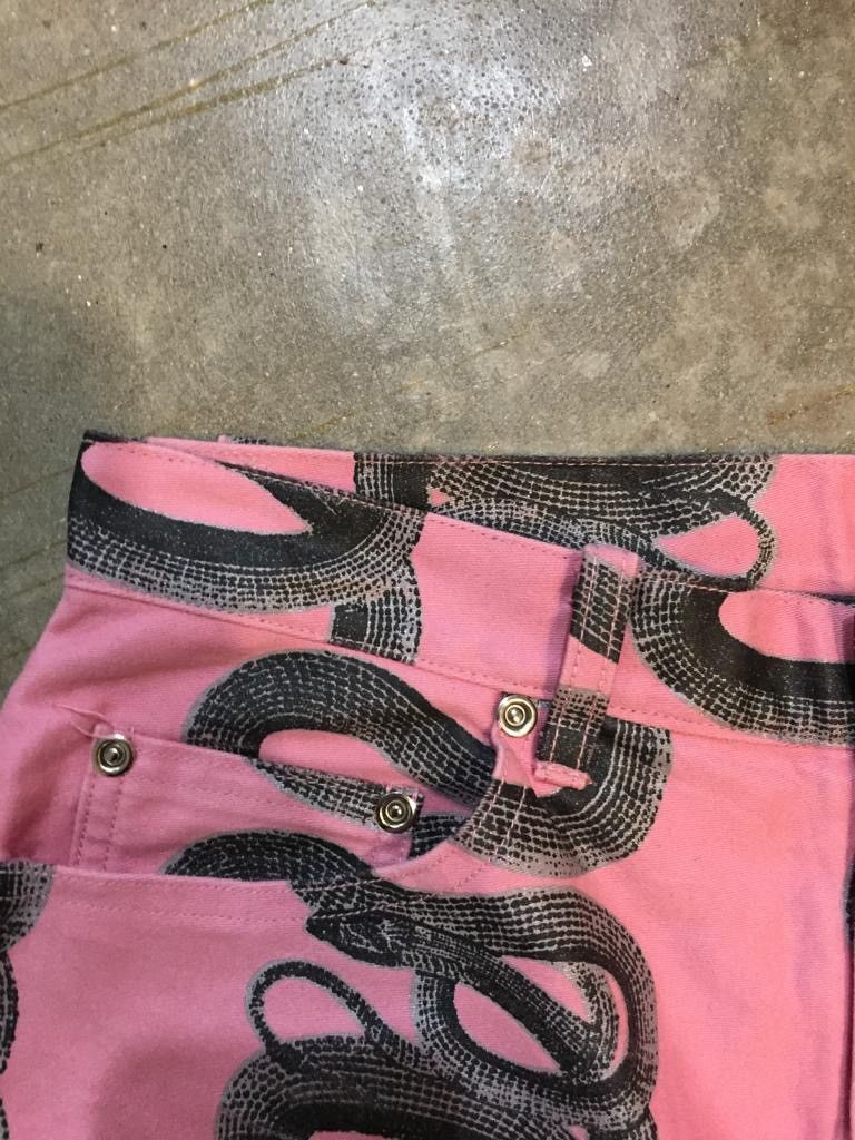 Hysteric Glamour 1998 Iconic Snake pink pants Size US 29 - 4 Thumbnail