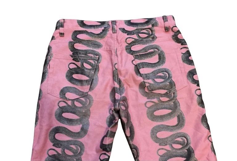 Hysteric Glamour 1998 Iconic Snake pink pants Size US 29 - 3 Thumbnail