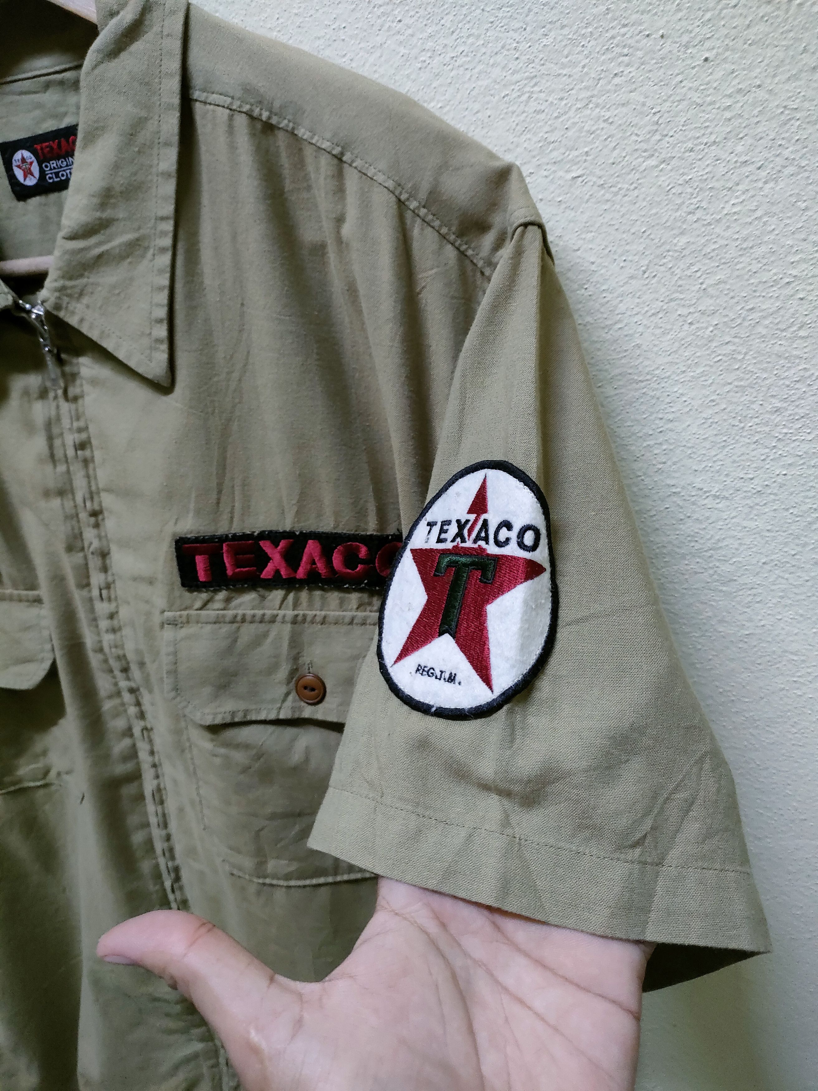 Vintage Vintage Texaco Worker Shirts Size US L / EU 52-54 / 3 - 4 Thumbnail