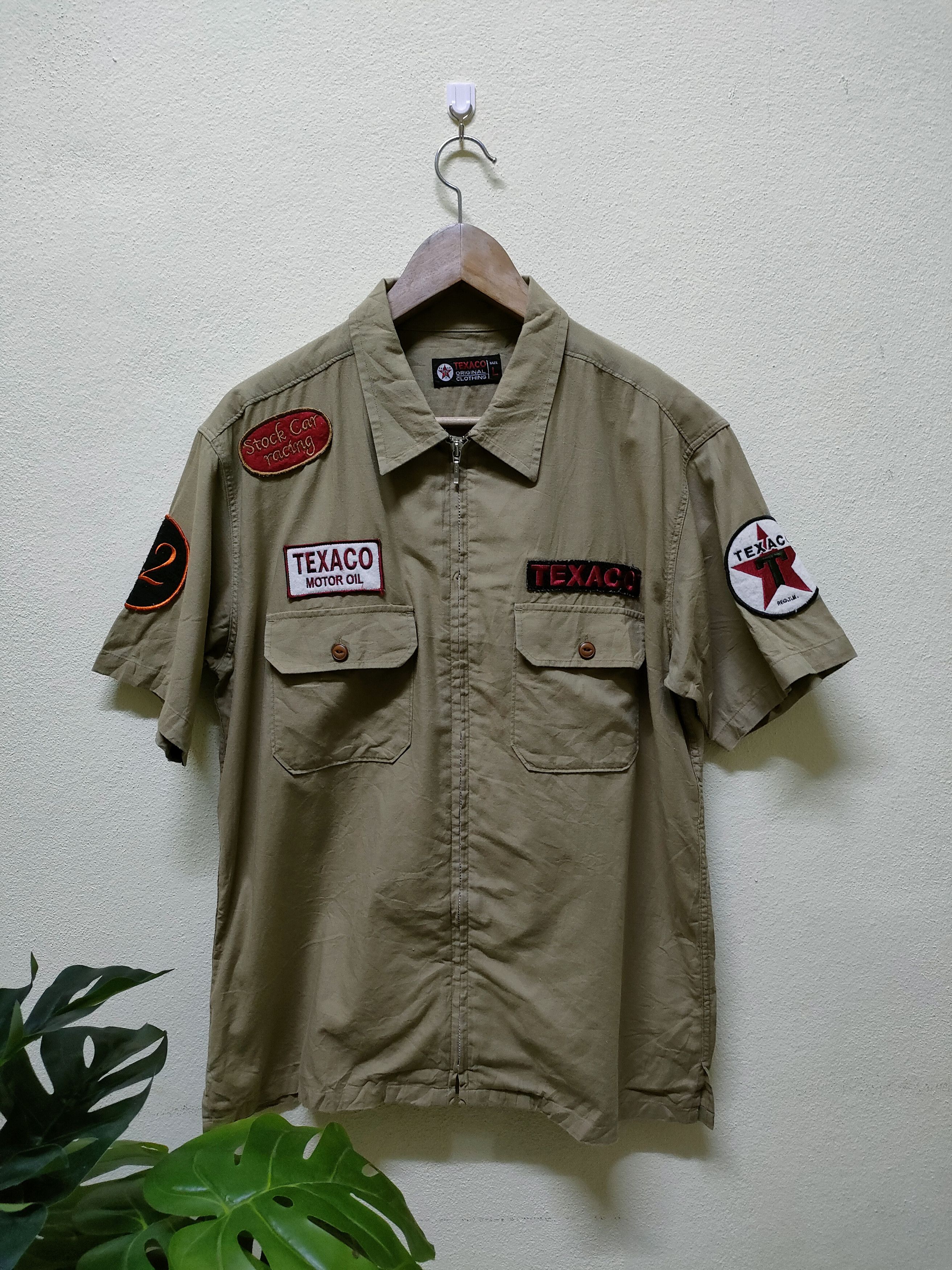 Vintage Vintage Texaco Worker Shirts Size US L / EU 52-54 / 3 - 1 Thumbnail