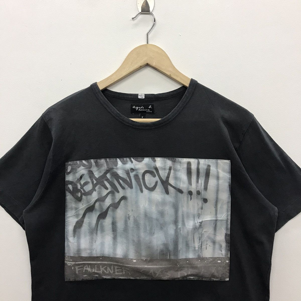 Designer × Vintage × agnes b. Rare!! Vintage Agnes B Homme Paris Beatnick Tee Size US M / EU 48-50 / 2 - 2 Thumbnail