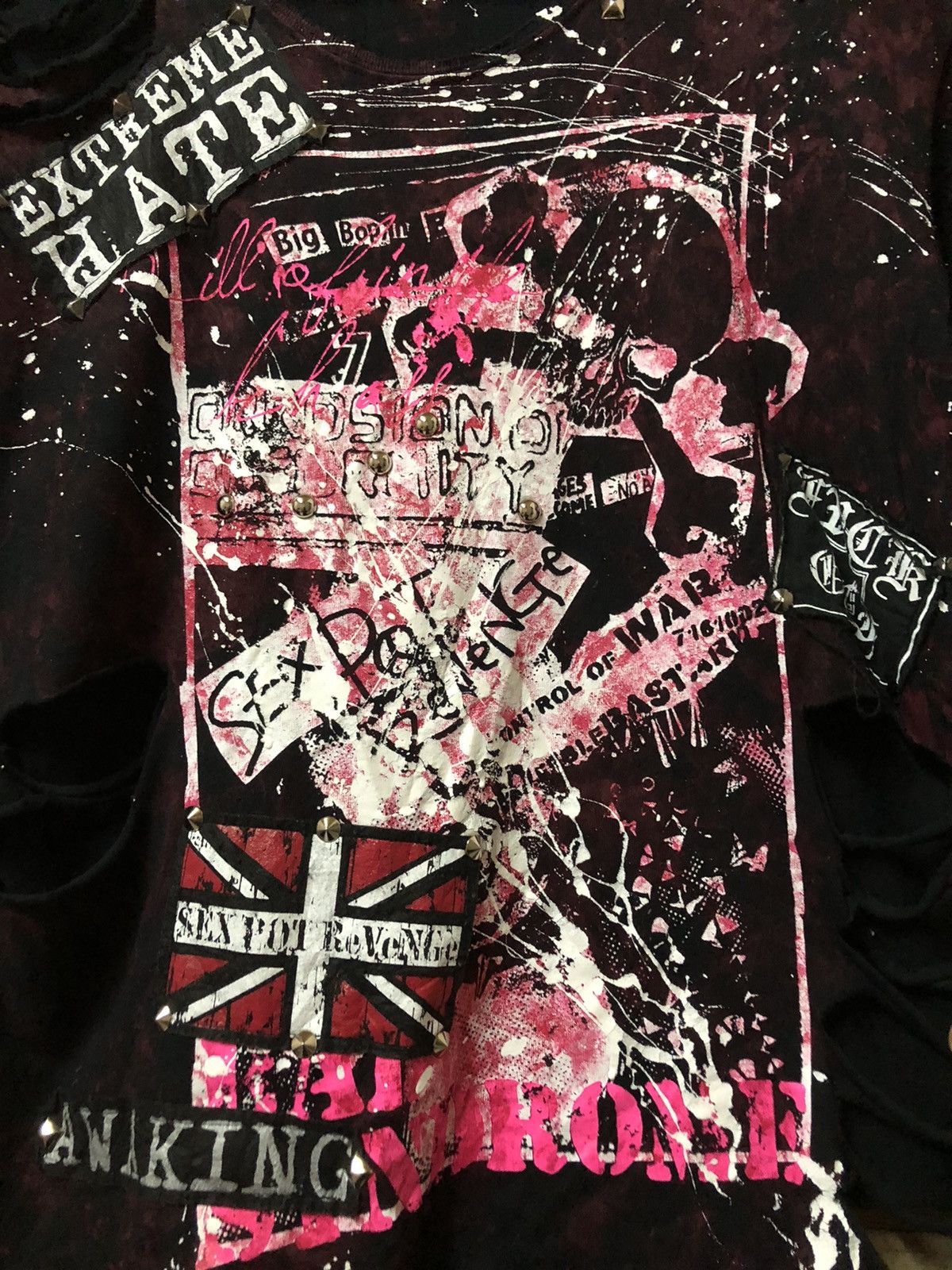 Japanese Brand × Seditionaries SEX POT REVENGE Seditionaries Distressed Rare Design Tee Size US M / EU 48-50 / 2 - 9 Thumbnail