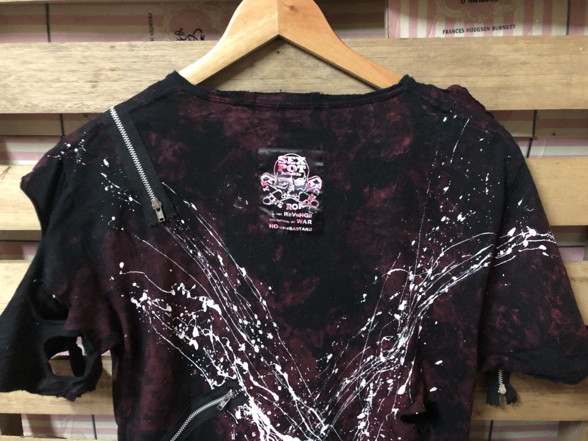 Japanese Brand × Seditionaries SEX POT REVENGE Seditionaries Distressed Rare Design Tee Size US M / EU 48-50 / 2 - 7 Thumbnail