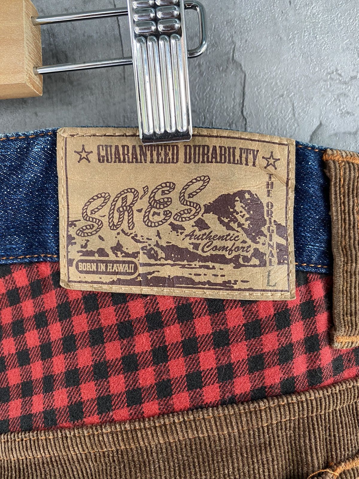 Japanese Brand Project Sre’es Japan Reconstructed Hybrid Corduroy Pants Size US 33 - 15 Thumbnail