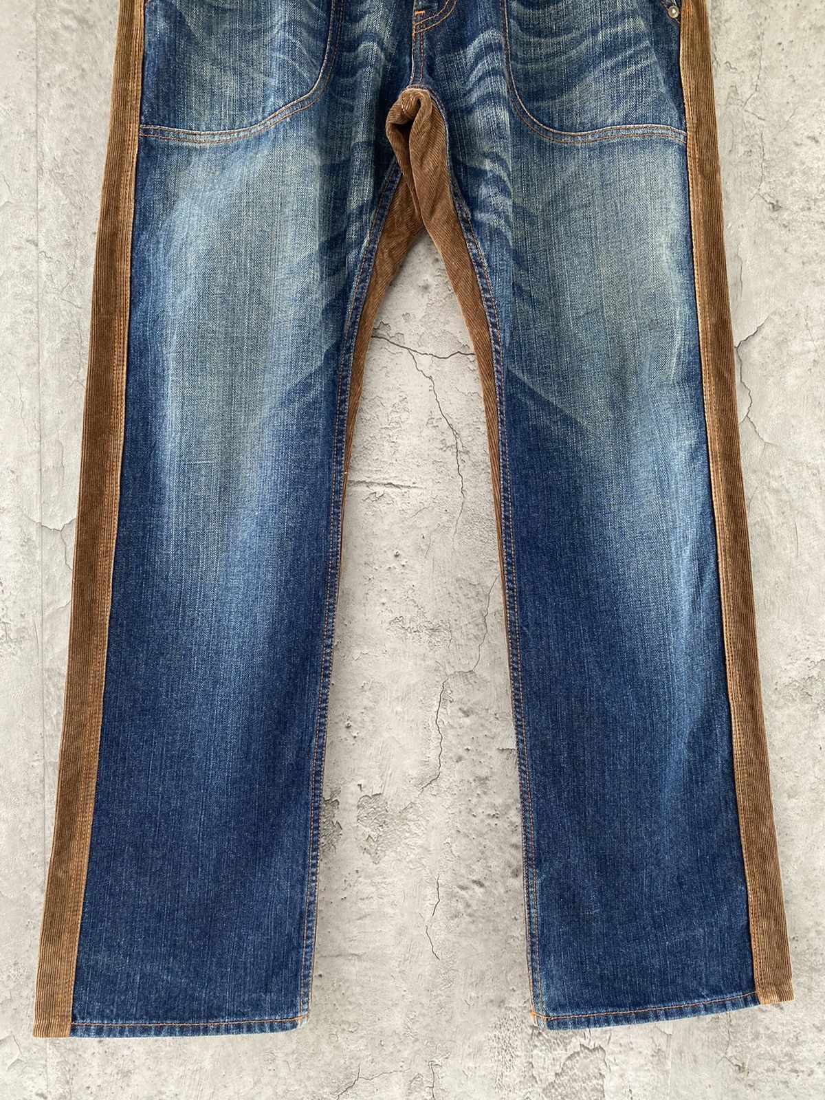 Japanese Brand Project Sre’es Japan Reconstructed Hybrid Corduroy Pants Size US 33 - 7 Thumbnail