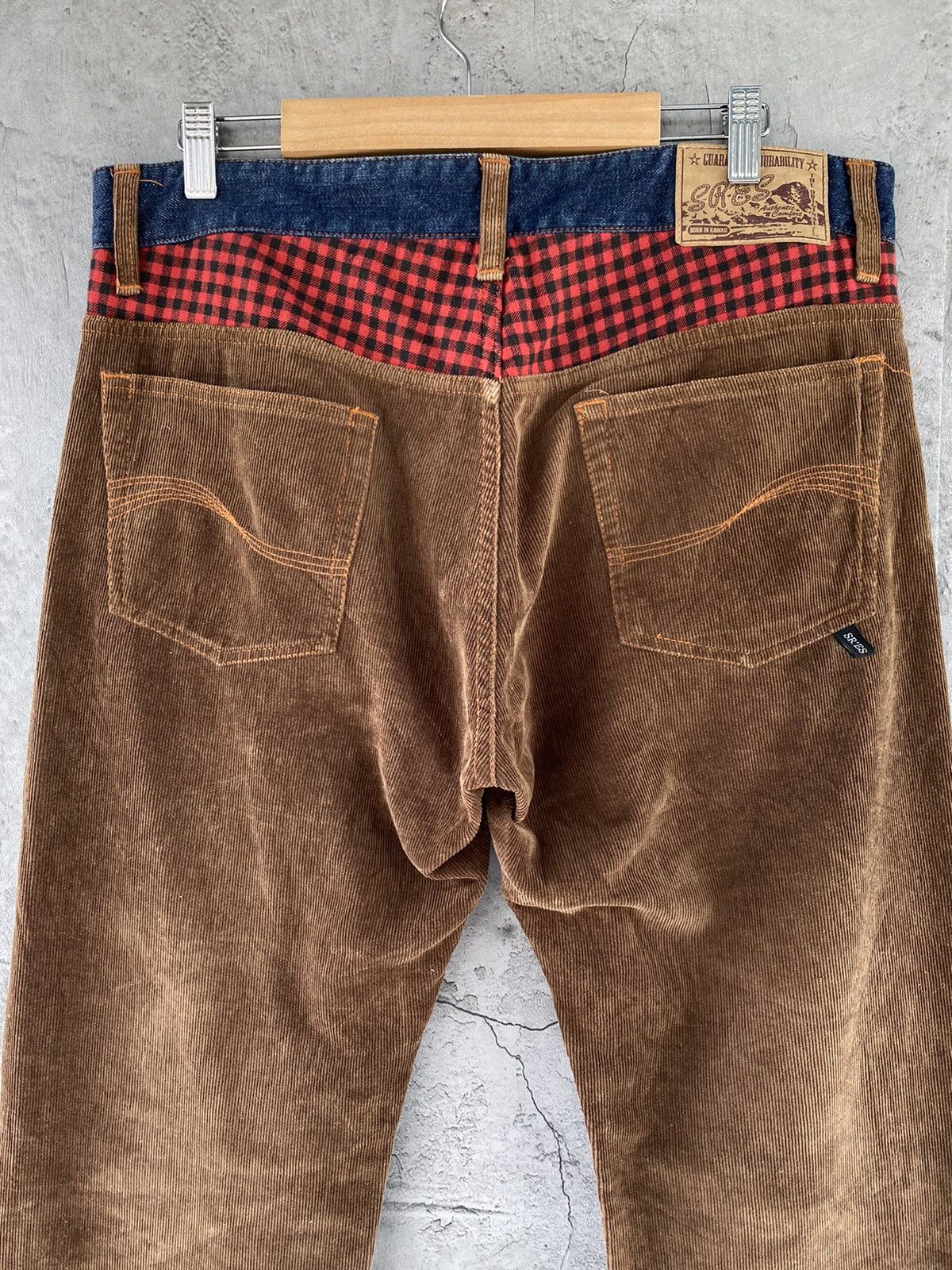 Japanese Brand Project Sre’es Japan Reconstructed Hybrid Corduroy Pants Size US 33 - 10 Thumbnail