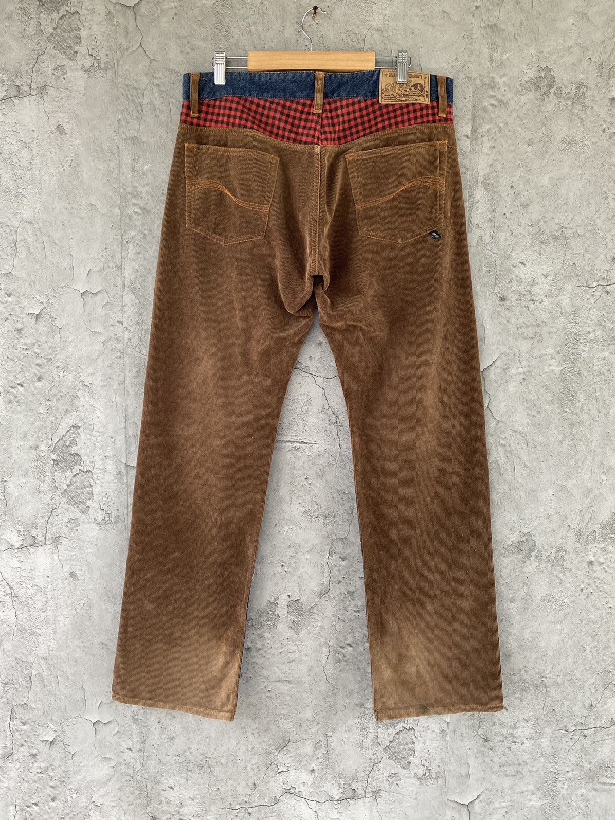 Japanese Brand Project Sre’es Japan Reconstructed Hybrid Corduroy Pants Size US 33 - 3 Thumbnail