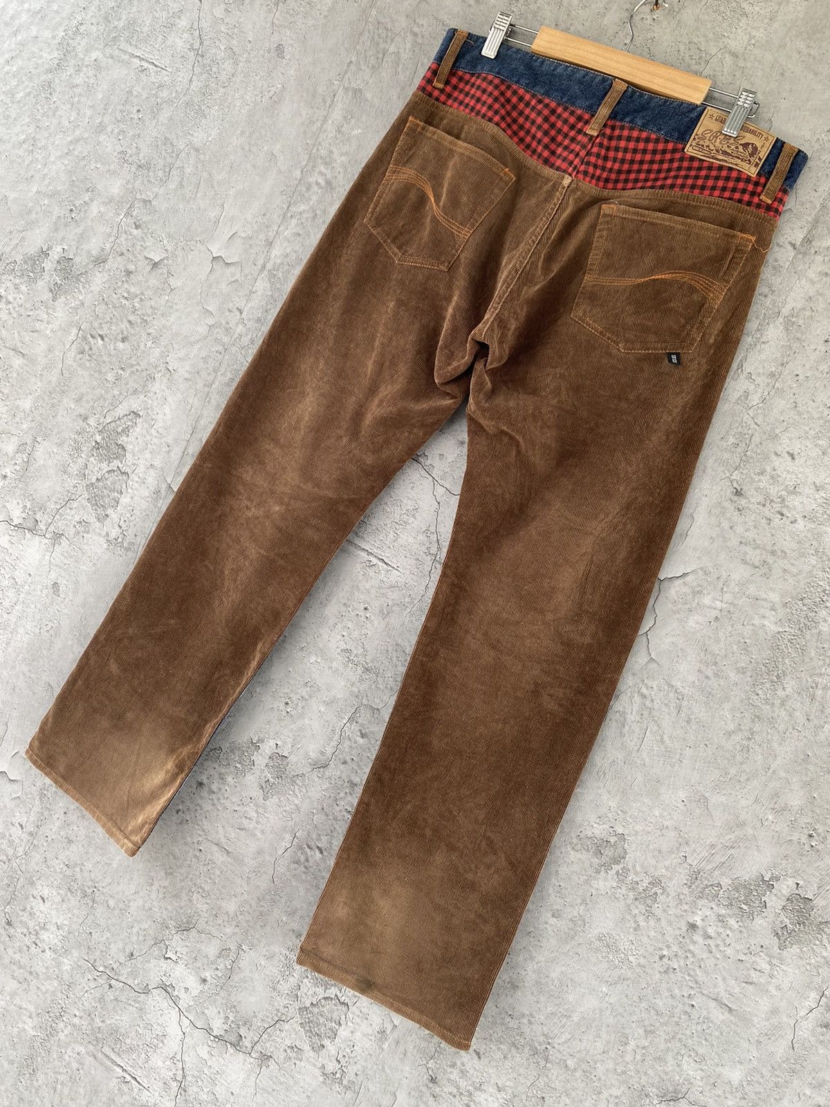 Japanese Brand Project Sre’es Japan Reconstructed Hybrid Corduroy Pants Size US 33 - 9 Thumbnail