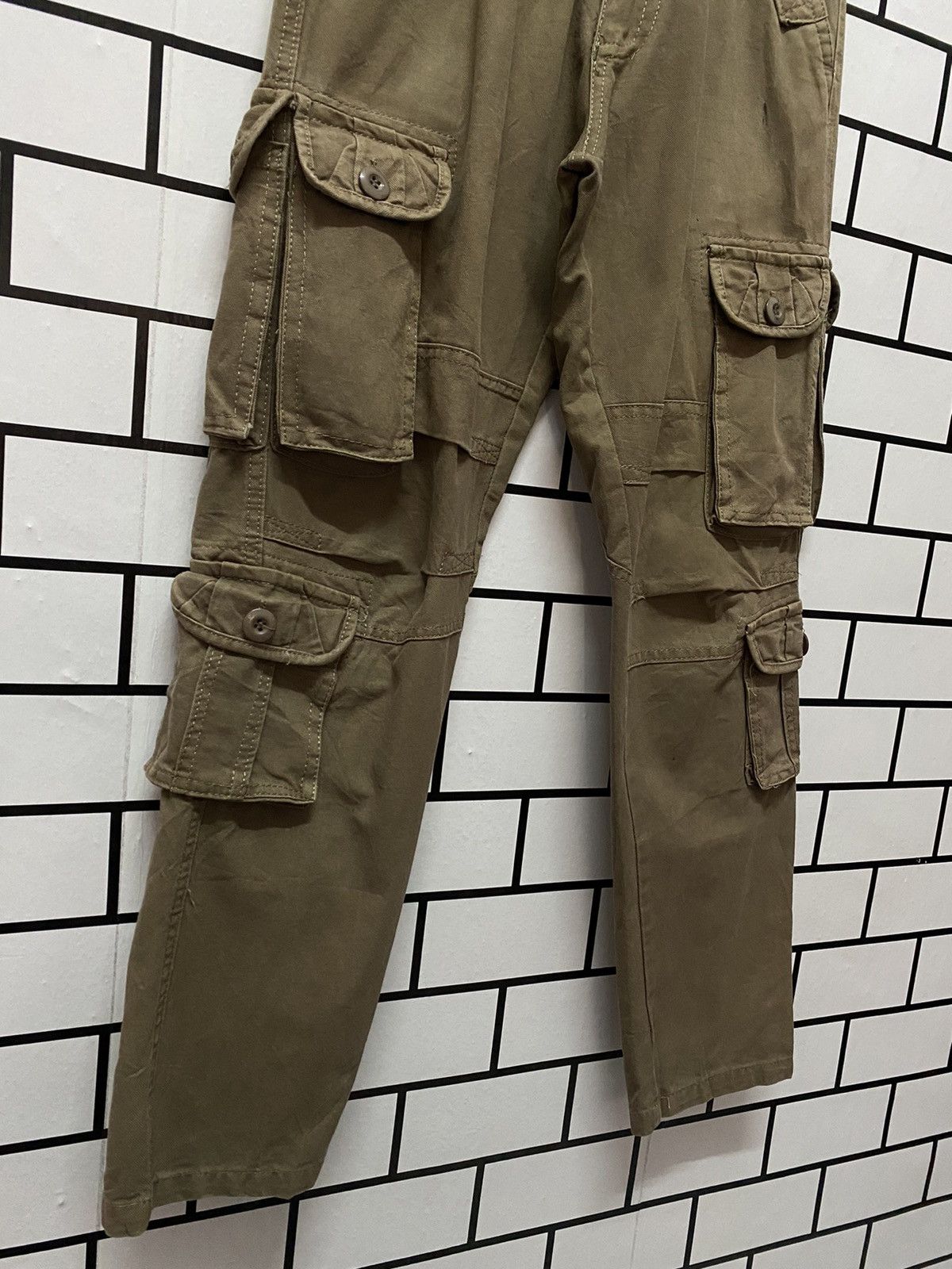 Vintage Vintage Cargo Pants Tactical Combat Multi Pocket Size US 28 / EU 44 - 6 Thumbnail