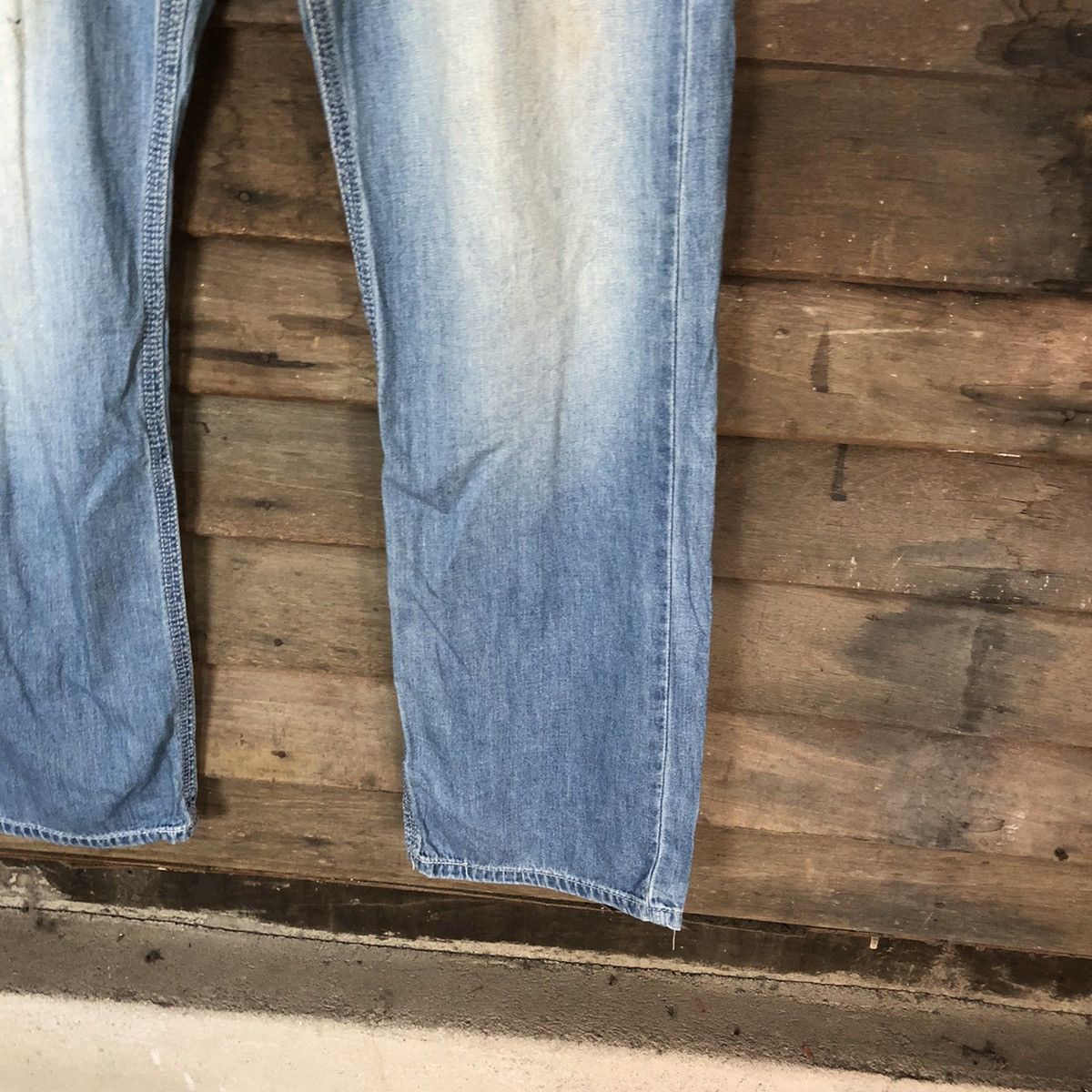Edwin Edwin Blue Distressed Denim bush Pants #5739 Size US 31 - 7 Thumbnail
