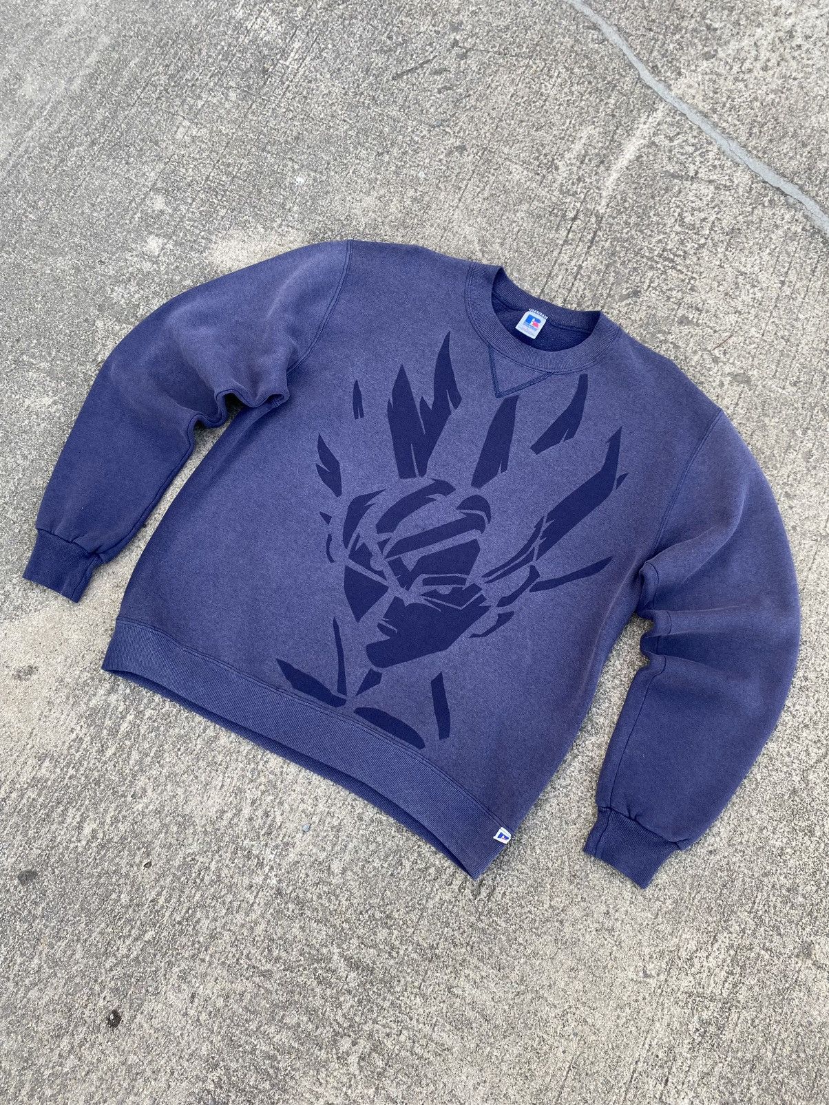 Vintage DRAGONBALL SUN FADED RUSSELL SWEATSHIRT ANIME MANGA Size US L / EU 52-54 / 3 - 4 Thumbnail