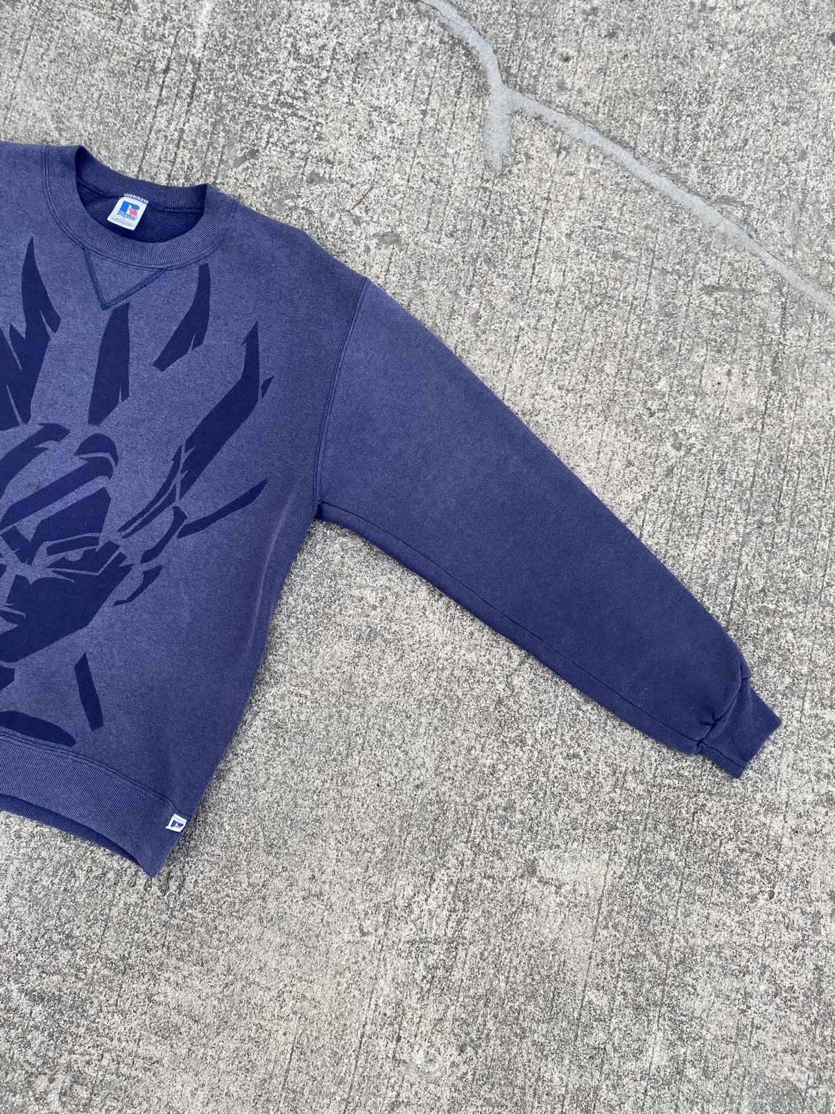 Vintage DRAGONBALL SUN FADED RUSSELL SWEATSHIRT ANIME MANGA Size US L / EU 52-54 / 3 - 9 Thumbnail