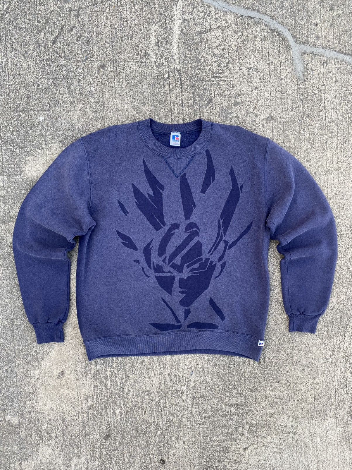 Vintage DRAGONBALL SUN FADED RUSSELL SWEATSHIRT ANIME MANGA Size US L / EU 52-54 / 3 - 1 Thumbnail