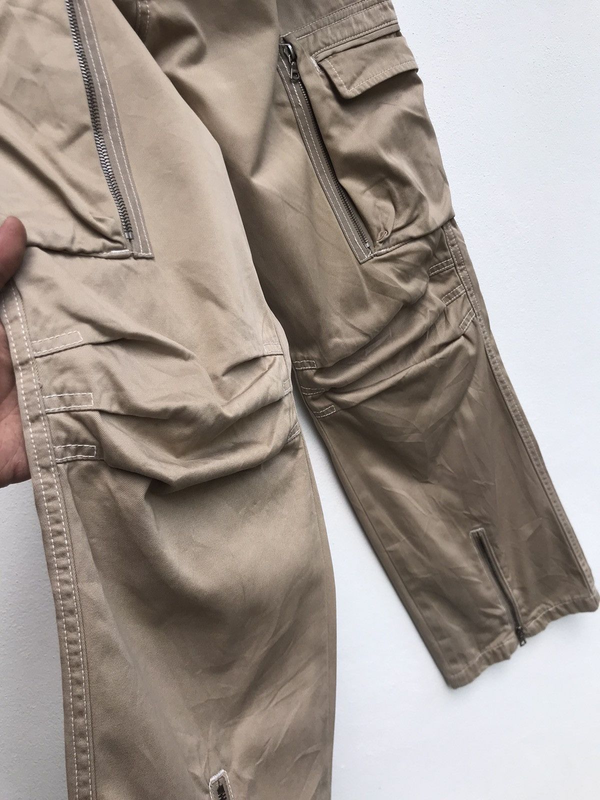 junhashimoto × wjk Riri Zipper Cargo Pants/Trousers Size US 32 / EU 48 - 3 Thumbnail