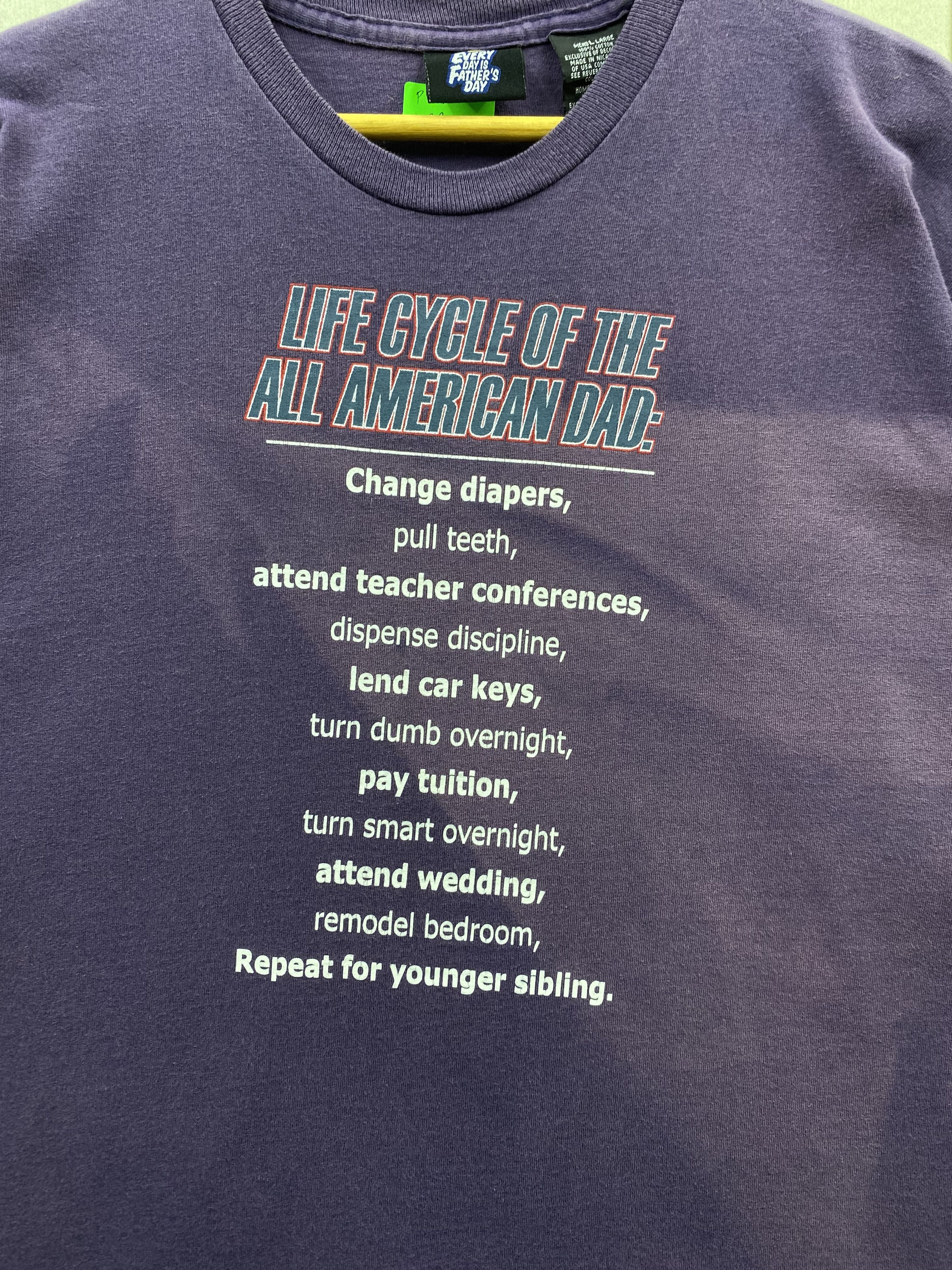 Vintage Vintage Y2K Life Of American Dad Humor Funny T-Shirt Size US L / EU 52-54 / 3 - 3 Thumbnail