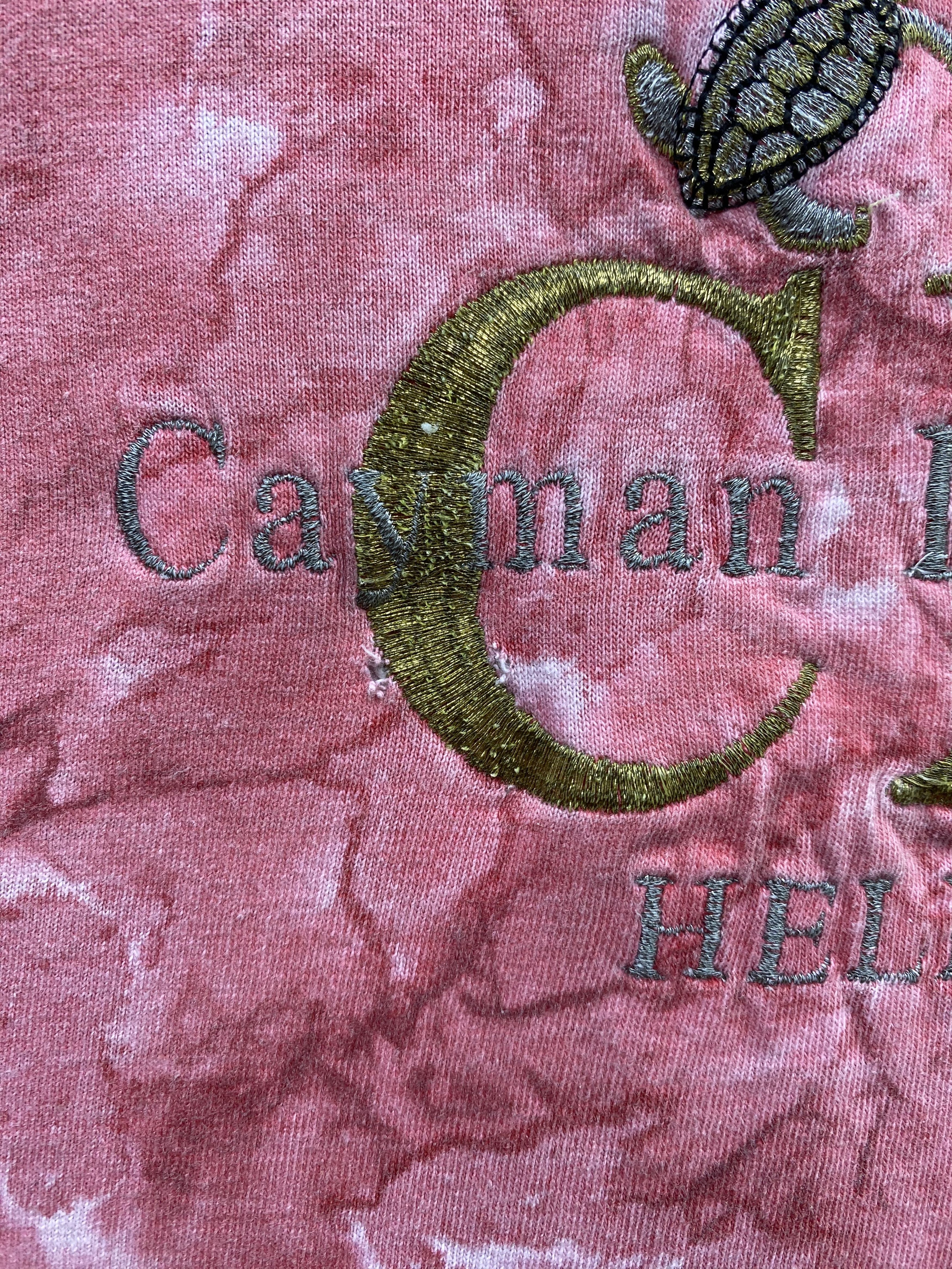 Vintage Vintage 90's Cayman Islands Hell T-Shirt Size US XL / EU 56 / 4 - 3 Thumbnail