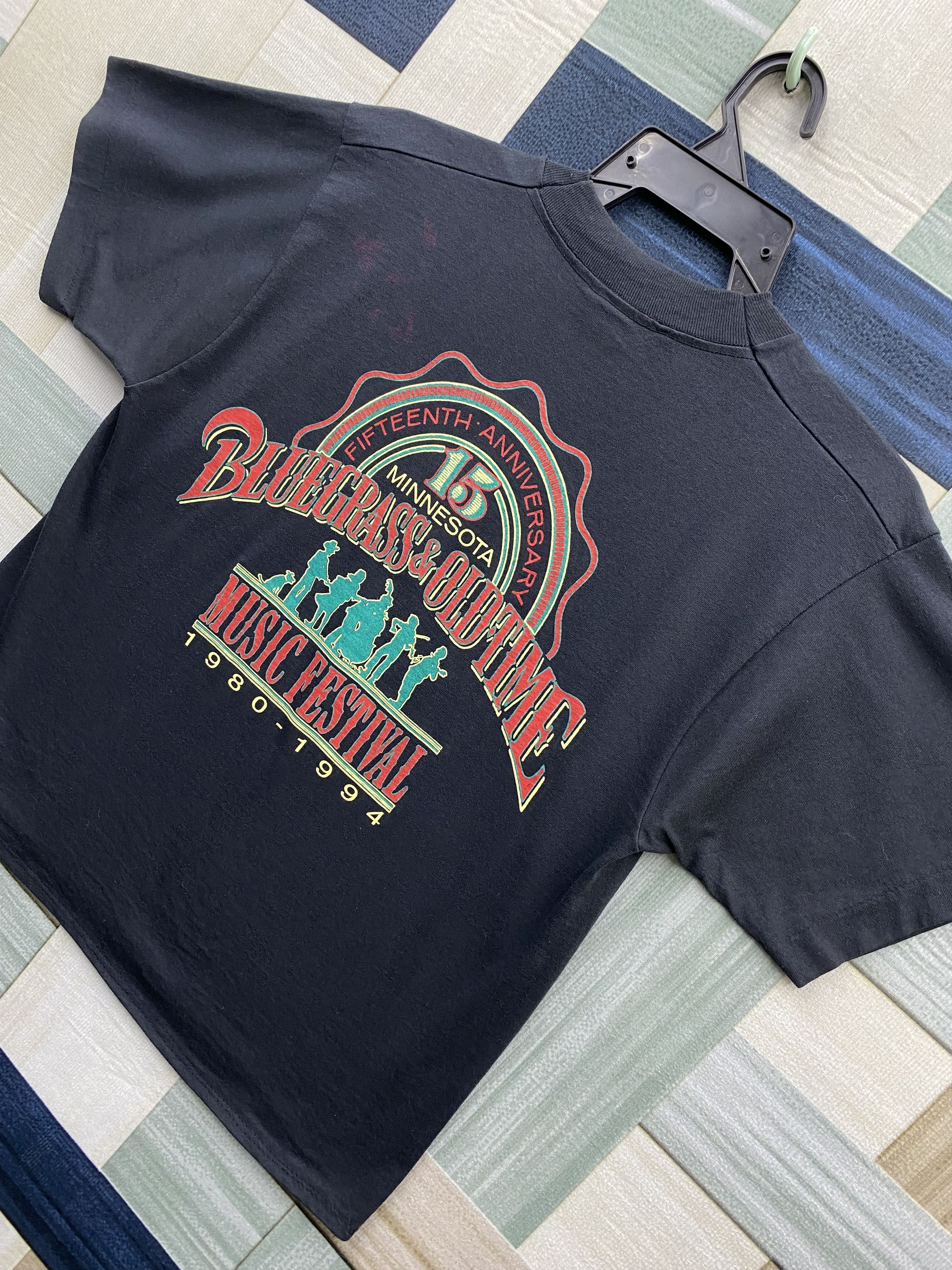 Vintage Vintage 90's Bluegrass & Old time Music Fest T-Shirt Size US S / EU 44-46 / 1 - 4 Thumbnail