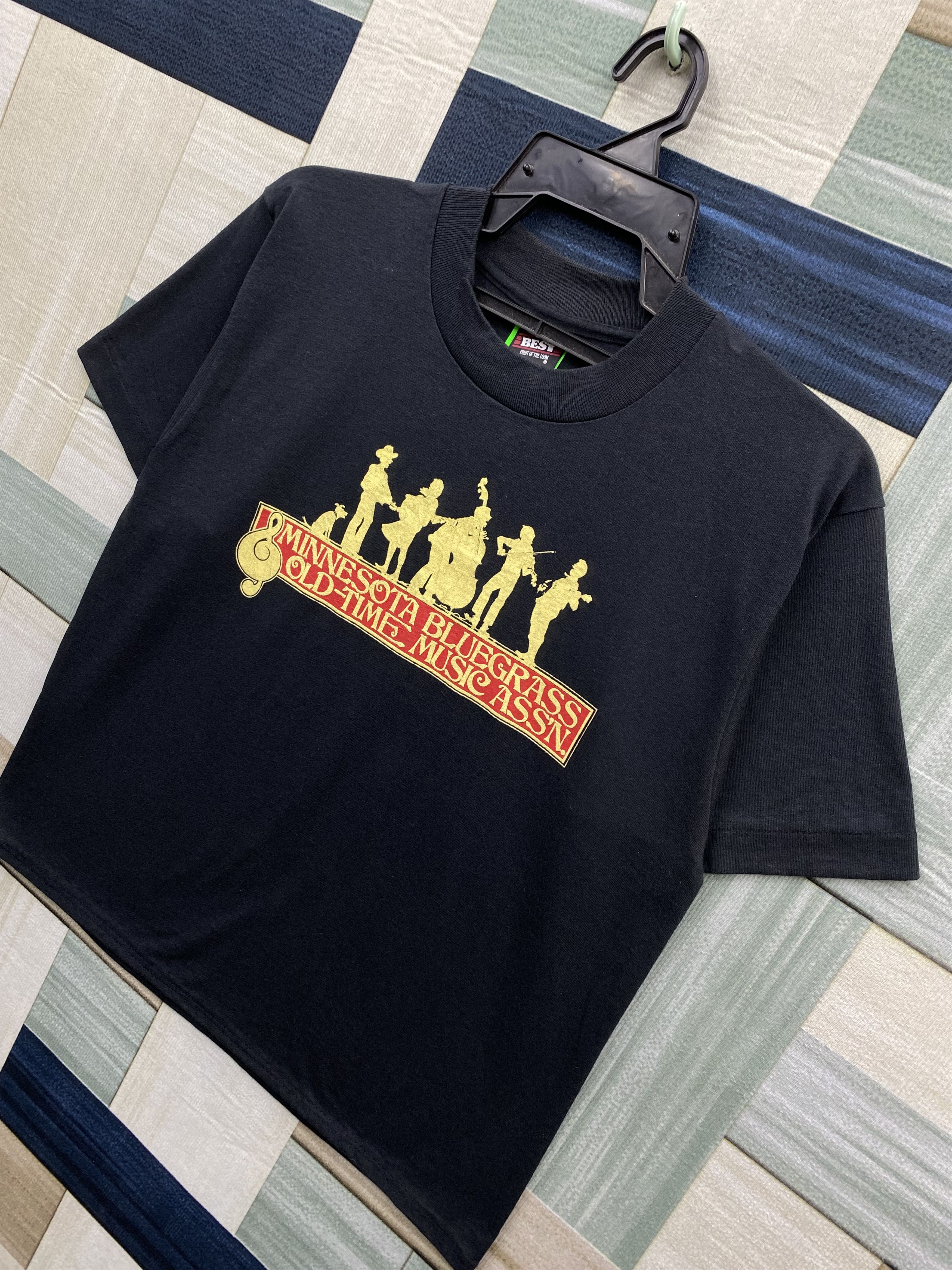 Vintage Vintage 90's Bluegrass & Old time Music Fest T-Shirt Size US S / EU 44-46 / 1 - 3 Thumbnail