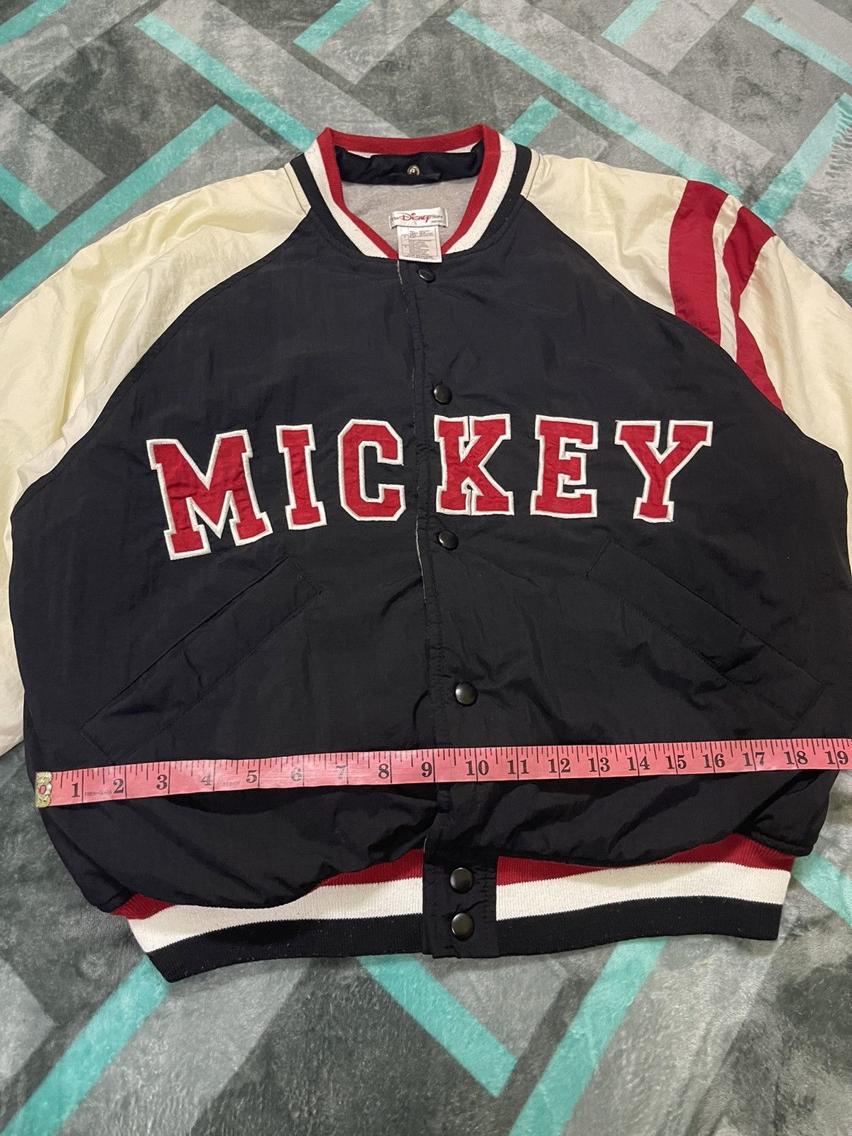 Disney 📌Binding Offer📌 VINTAGE DISNEY MICKEY MOUSE VARSITY JACKET Size US S / EU 44-46 / 1 - 11 Thumbnail