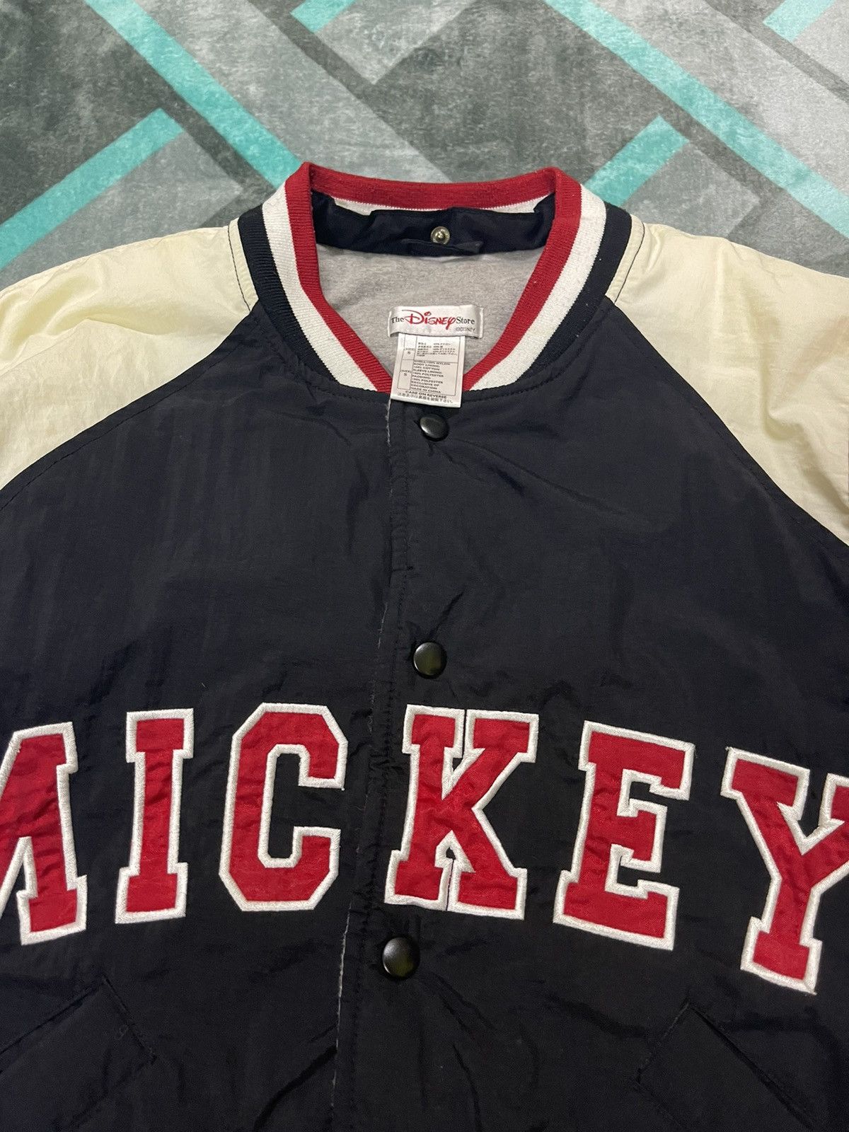 Disney 📌Binding Offer📌 VINTAGE DISNEY MICKEY MOUSE VARSITY JACKET Size US S / EU 44-46 / 1 - 6 Thumbnail