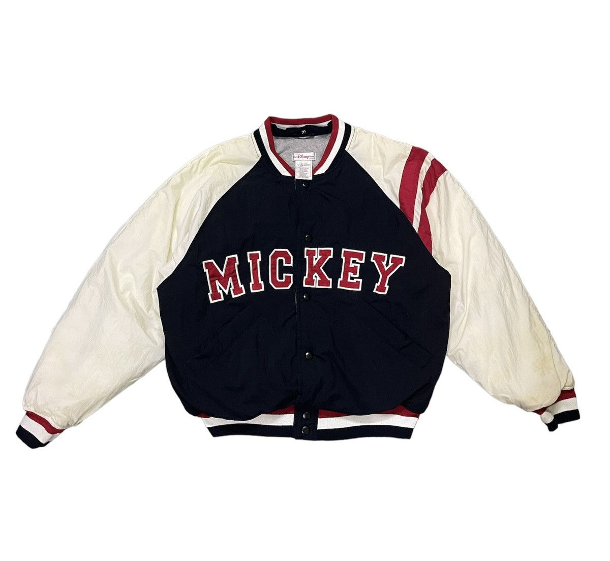 Disney 📌Binding Offer📌 VINTAGE DISNEY MICKEY MOUSE VARSITY JACKET Size US S / EU 44-46 / 1 - 2 Thumbnail