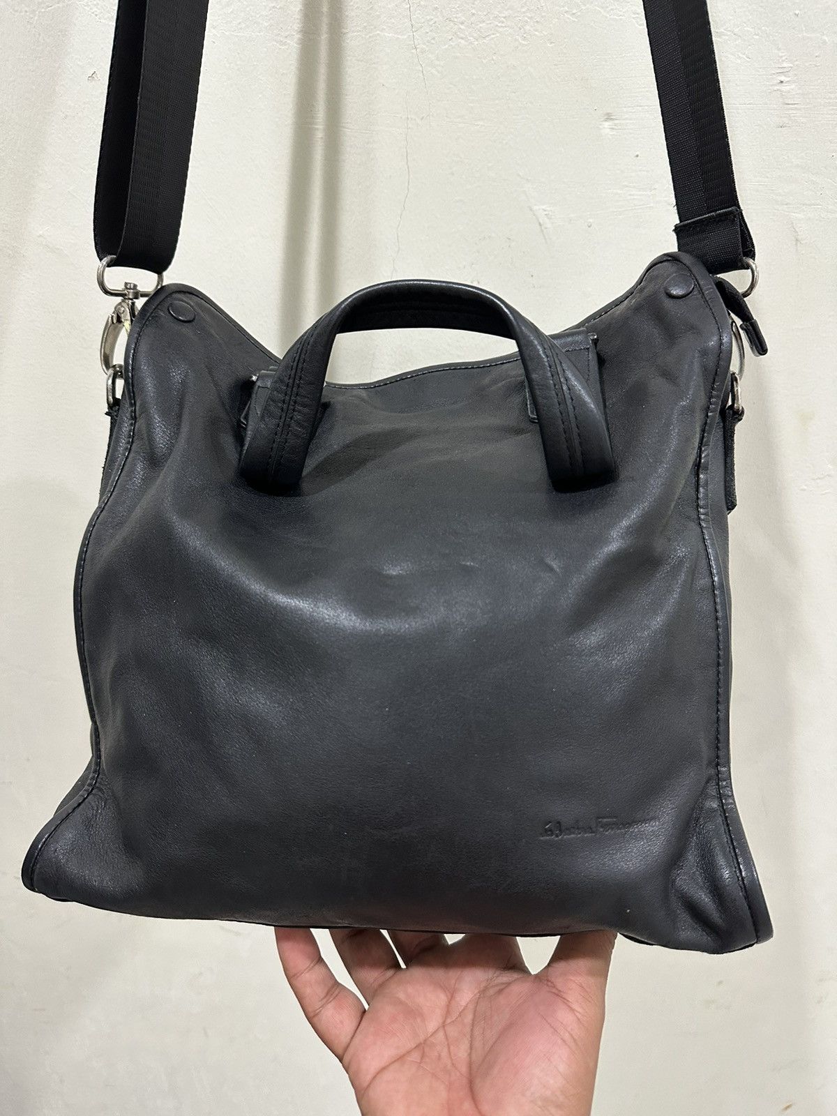 Salvatore Ferragamo VTG Salvatore Ferragamo Messenger+Sling Bag Size ONE SIZE - 4 Thumbnail