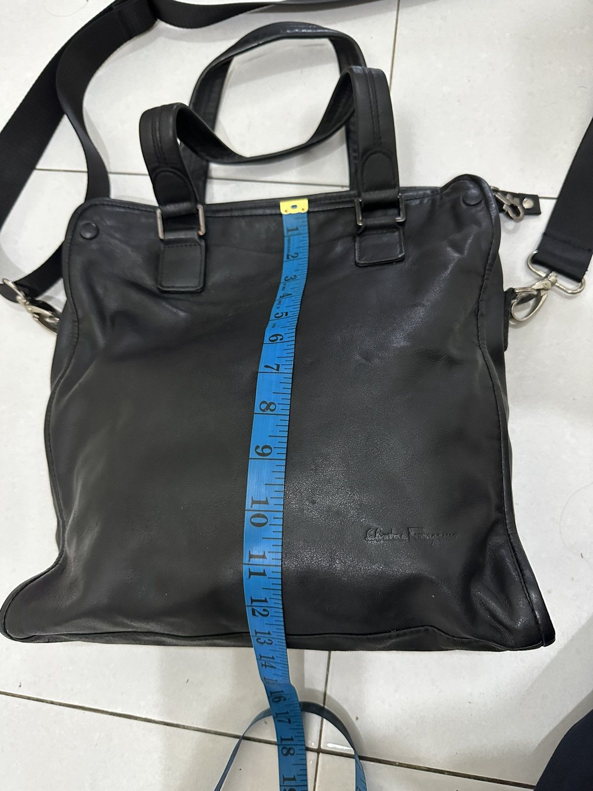 Salvatore Ferragamo VTG Salvatore Ferragamo Messenger+Sling Bag Size ONE SIZE - 16 Thumbnail