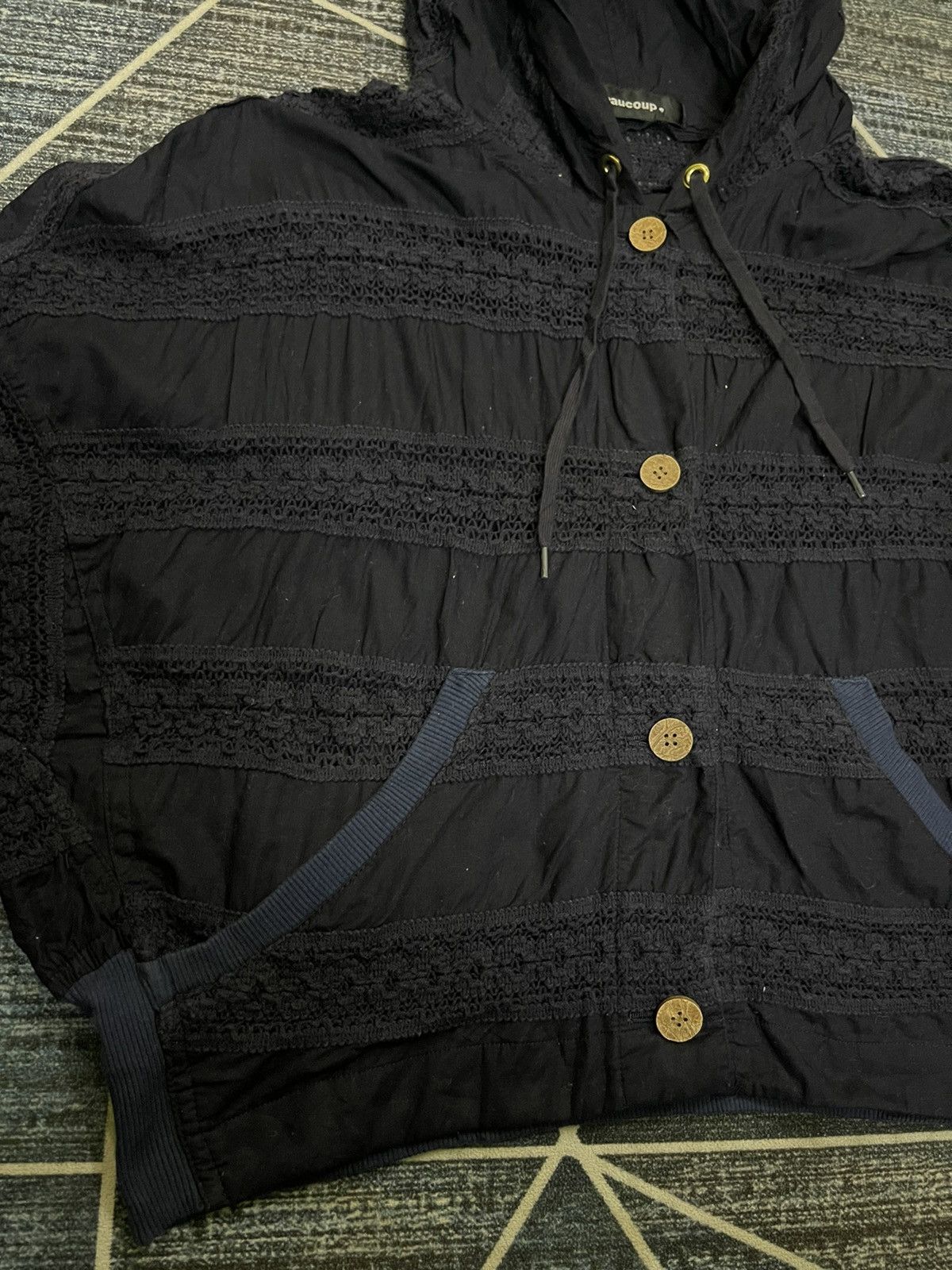 Issey Miyake VINTAGE MERCIBEAUCOUP ISSEY MIYAKE CROPPED JACKET Size US L / EU 52-54 / 3 - 4 Thumbnail