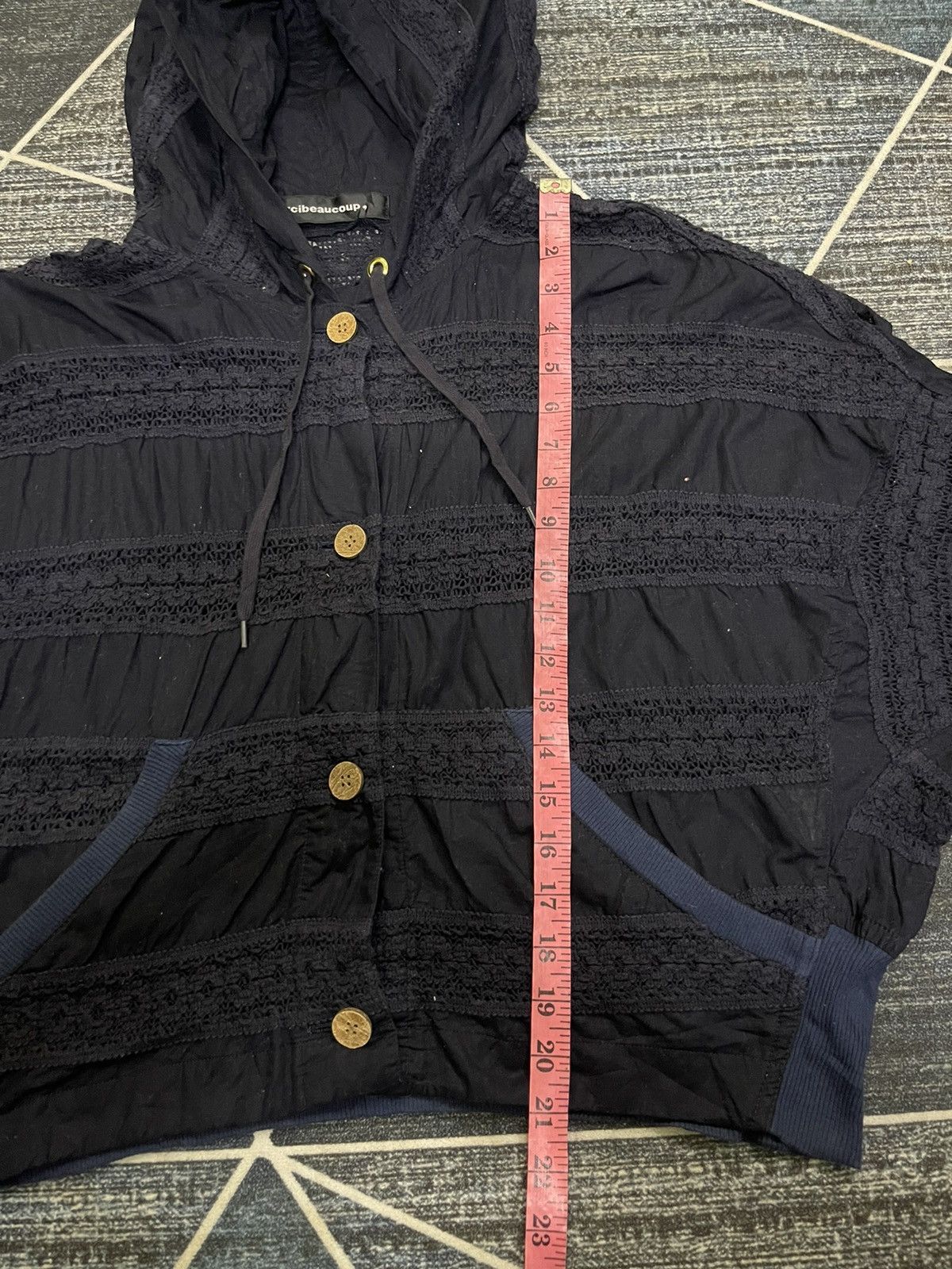 Issey Miyake VINTAGE MERCIBEAUCOUP ISSEY MIYAKE CROPPED JACKET Size US L / EU 52-54 / 3 - 13 Thumbnail