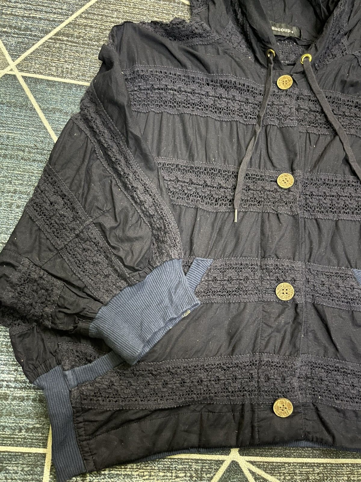 Issey Miyake VINTAGE MERCIBEAUCOUP ISSEY MIYAKE CROPPED JACKET Size US L / EU 52-54 / 3 - 5 Thumbnail