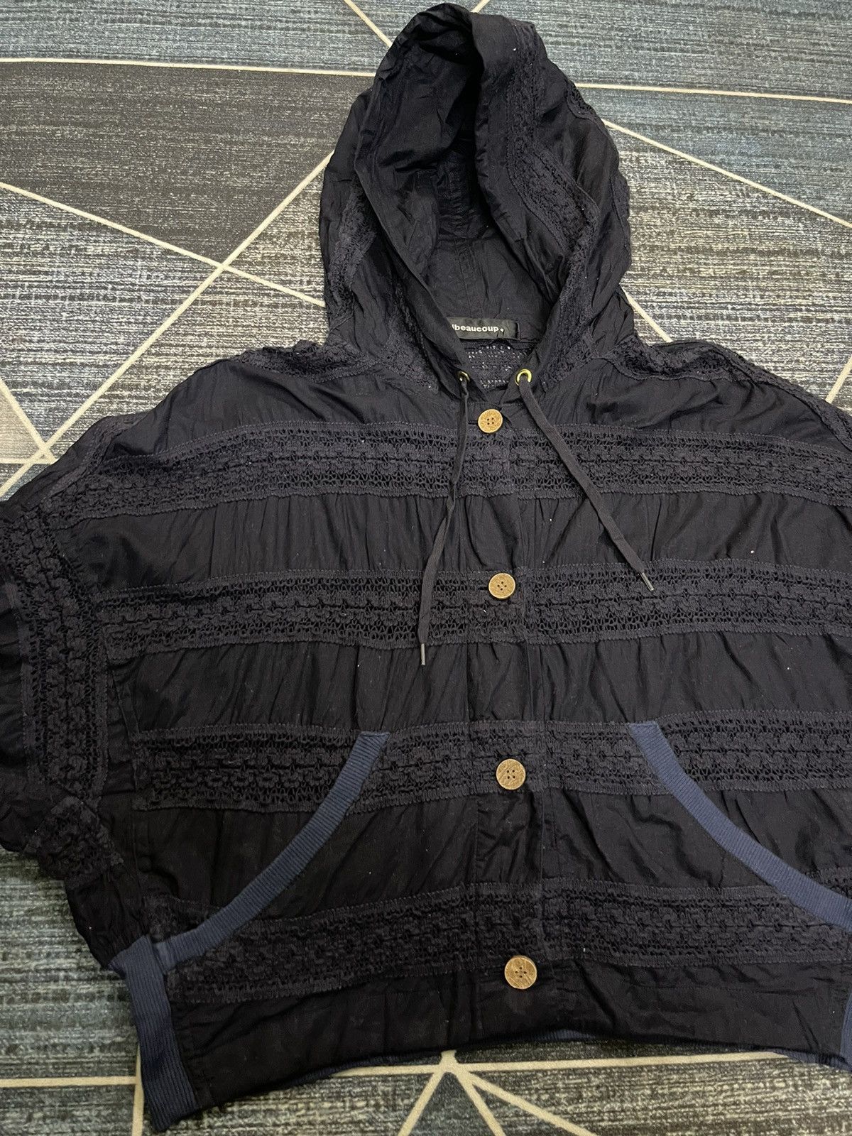 Issey Miyake VINTAGE MERCIBEAUCOUP ISSEY MIYAKE CROPPED JACKET Size US L / EU 52-54 / 3 - 3 Thumbnail