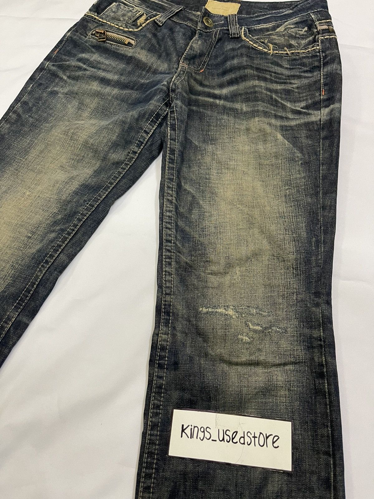 Japanese Brand VINTAGE LOLITA JEANS RARE DESIGN Size US 33 - 3 Thumbnail