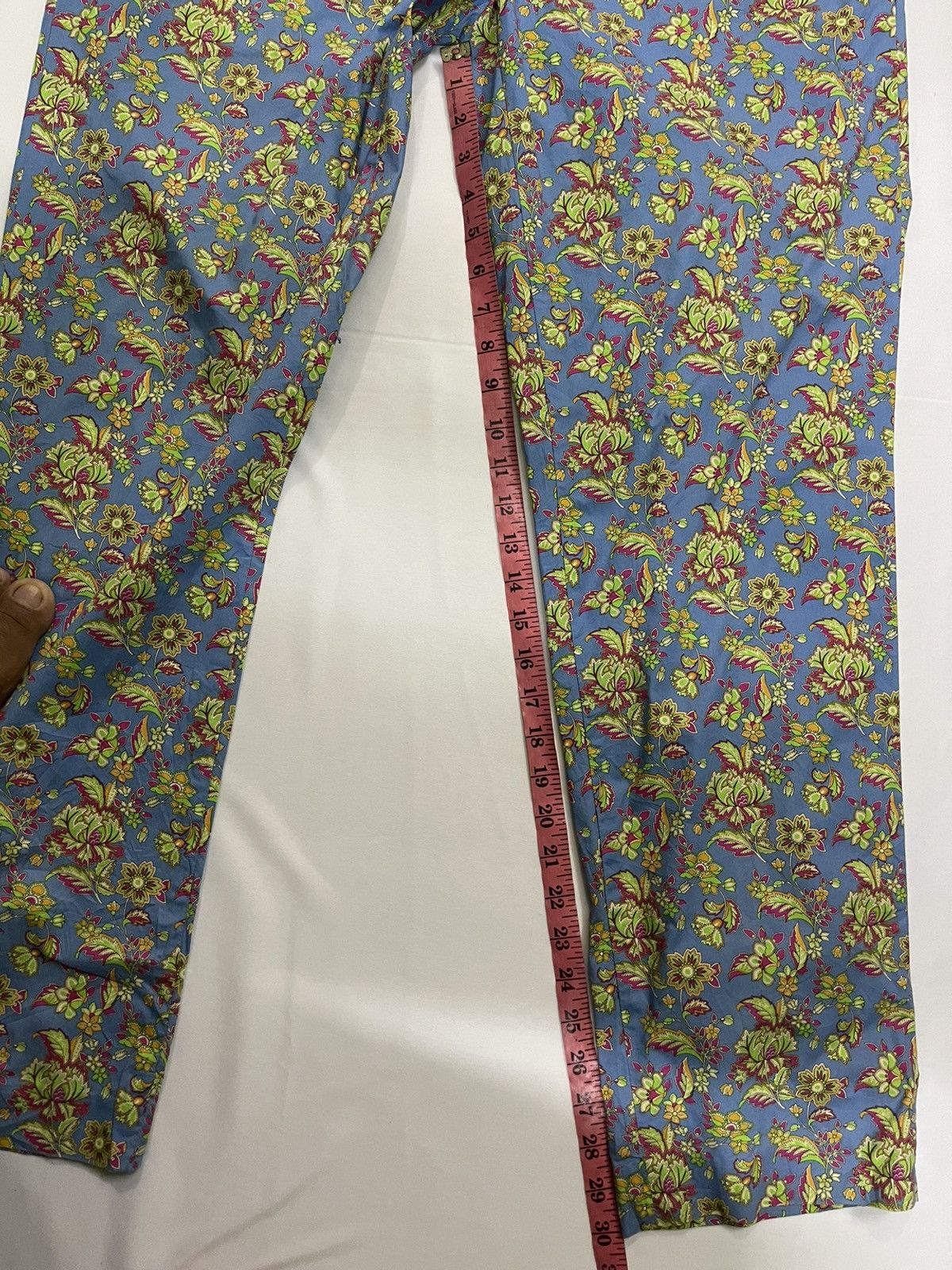 Polo Ralph Lauren VINTAGE POLO RALPH LAUREN FLORAL BRIGHT PAISLEY PANTS Size US 35 - 11 Thumbnail