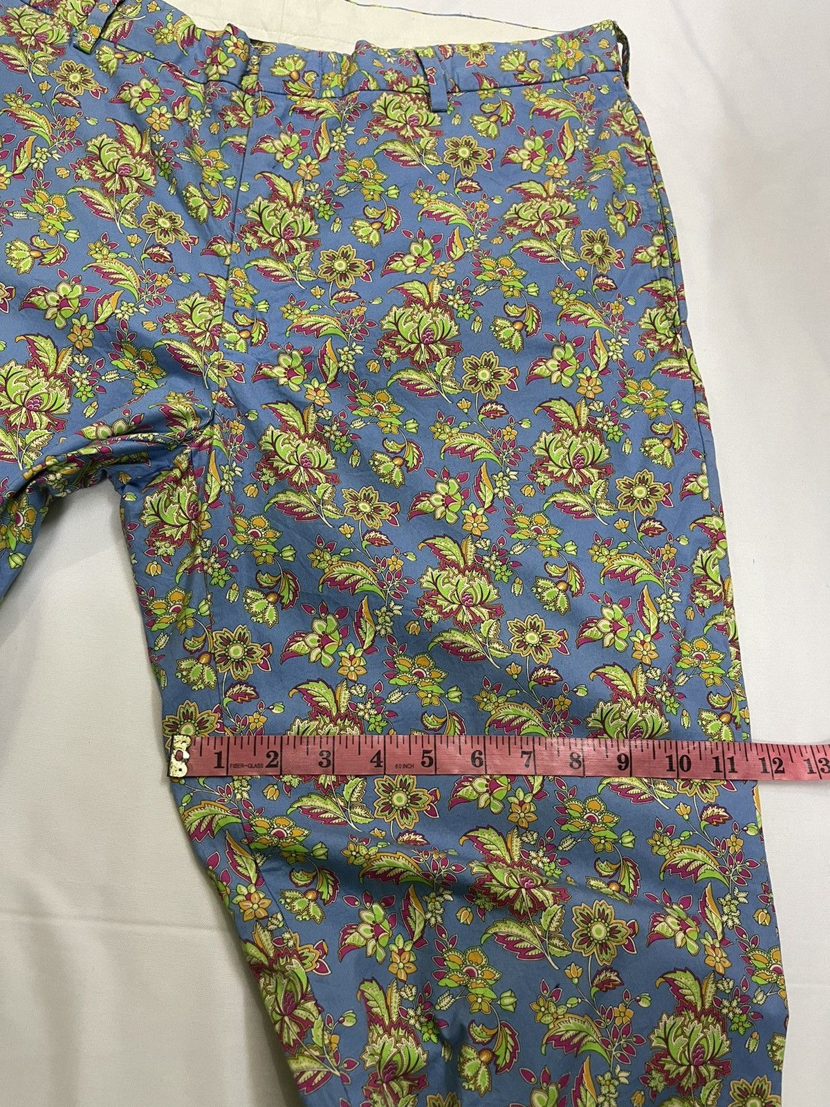 Polo Ralph Lauren VINTAGE POLO RALPH LAUREN FLORAL BRIGHT PAISLEY PANTS Size US 35 - 13 Thumbnail