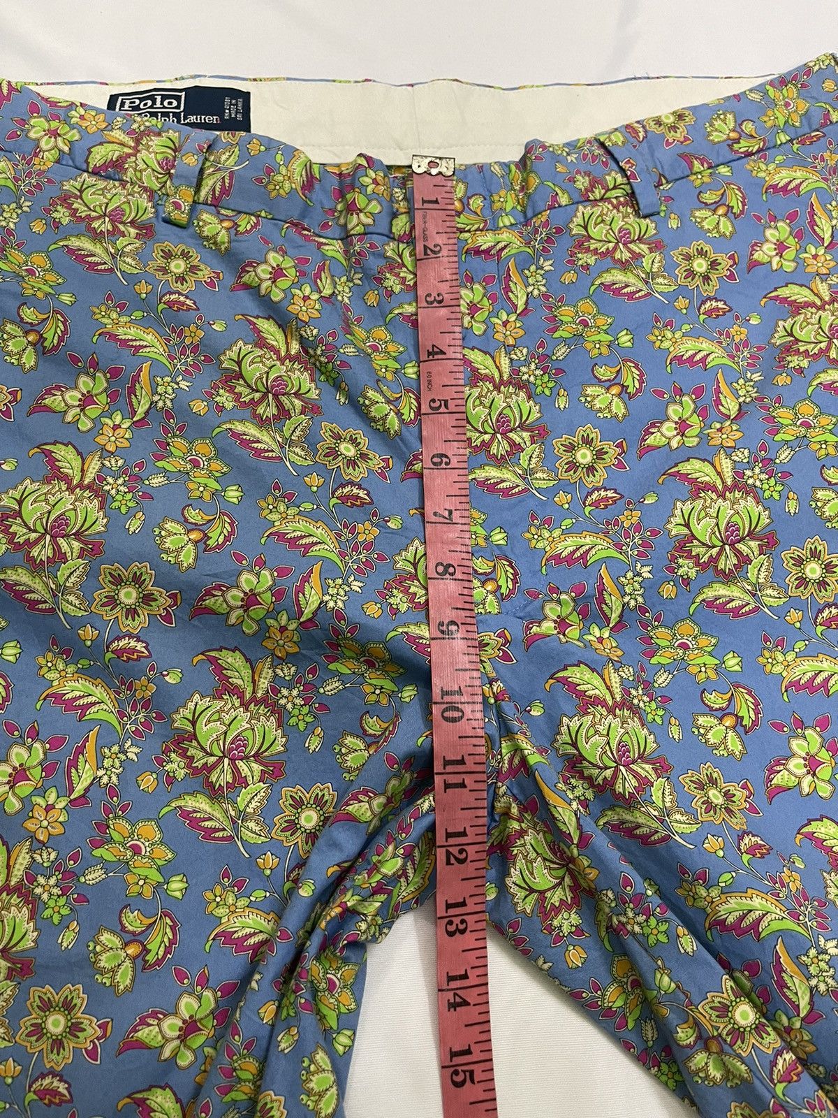 Polo Ralph Lauren VINTAGE POLO RALPH LAUREN FLORAL BRIGHT PAISLEY PANTS Size US 35 - 12 Thumbnail