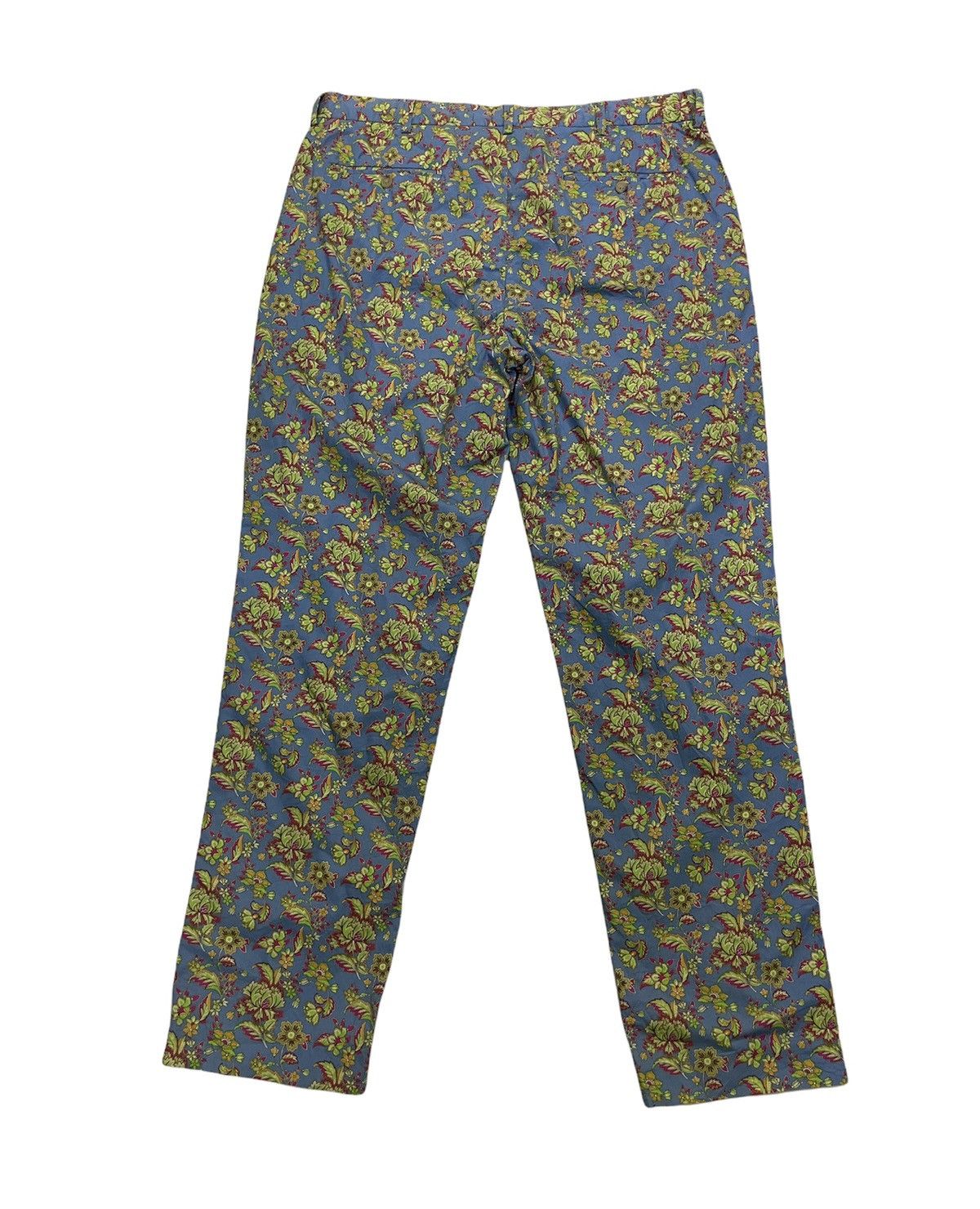 Polo Ralph Lauren VINTAGE POLO RALPH LAUREN FLORAL BRIGHT PAISLEY PANTS Size US 35 - 1 Thumbnail