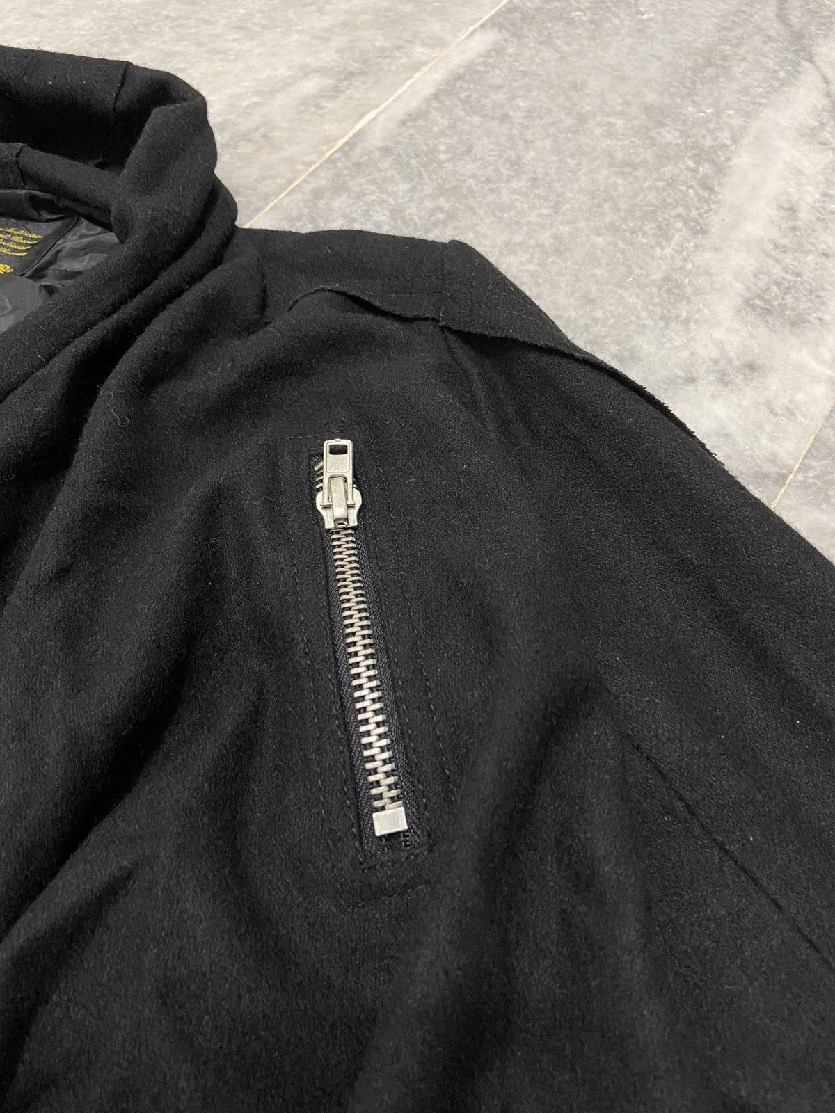 Japanese Brand Wool shrug Spikes deconstructed coat/cloaks Size US M / EU 48-50 / 2 - 8 Thumbnail