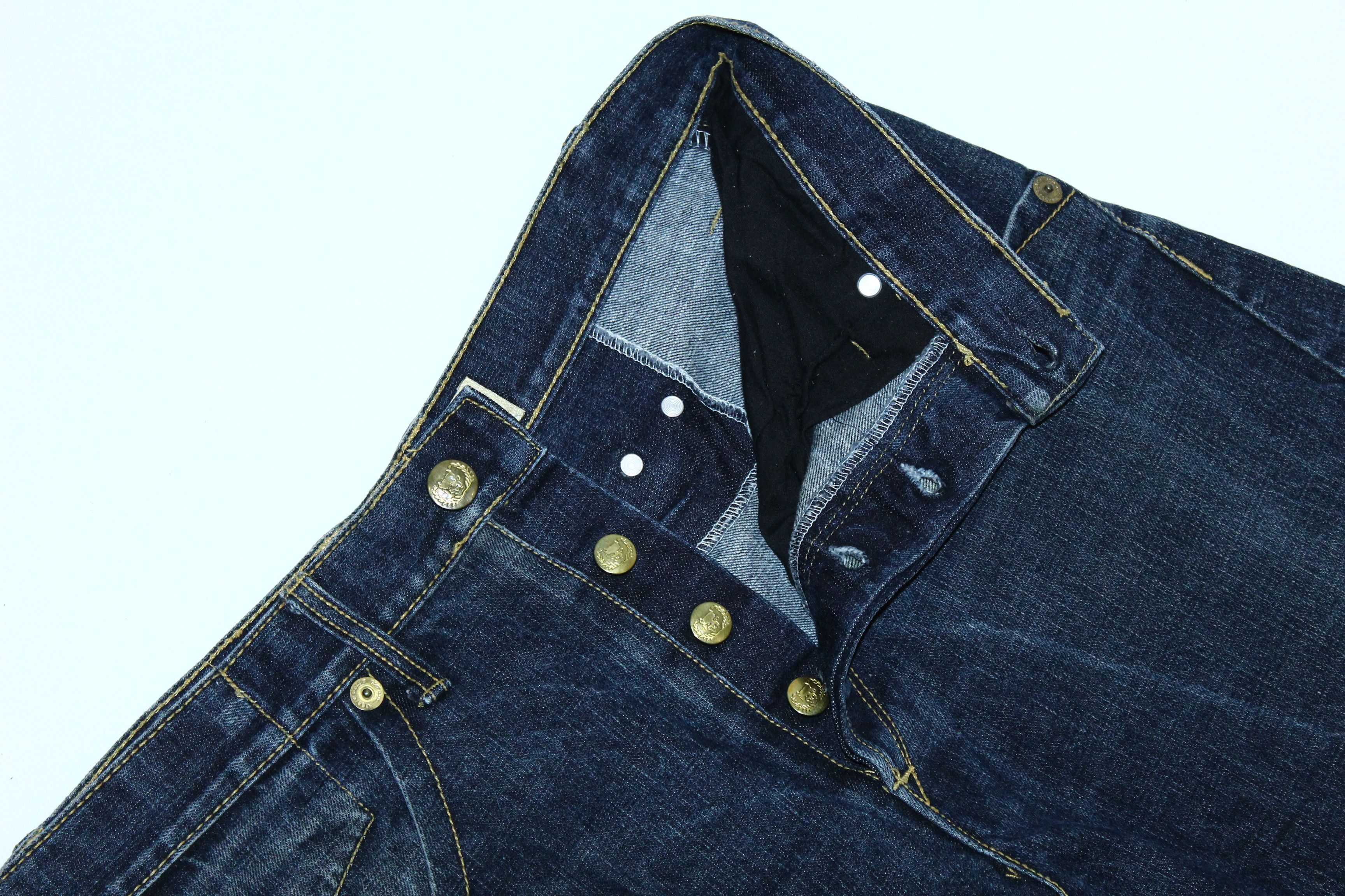 Japanese Brand 🔥STEALS🔥 Riddle Brand Dragon Embroidery Baggy Raw Jeans Size US 34 / EU 50 - 7 Thumbnail