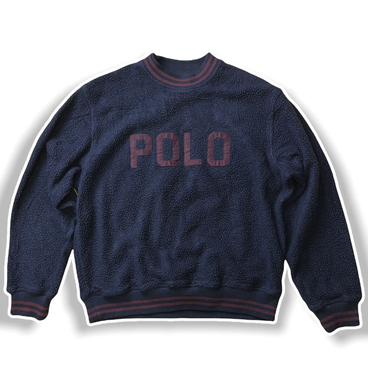 Polo Ralph Lauren × Vintage POLO RALPH LAUREN Big Logo Spell-out Sweater Size US M / EU 48-50 / 2 - 1 Thumbnail