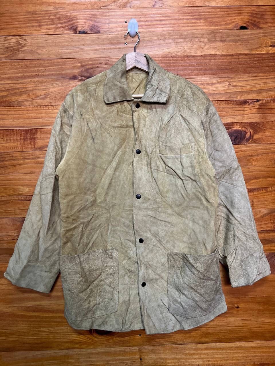 Genuine Leather VINTAGE NAYLS SUEDE LEATHER JACKET MADE IN USA Size US M / EU 48-50 / 2 - 1 Thumbnail