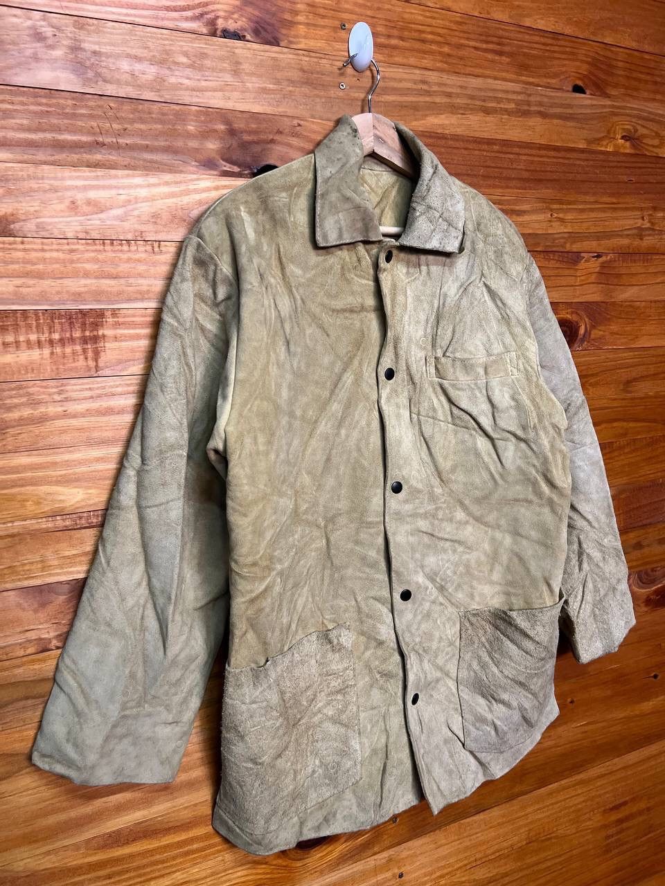 Genuine Leather VINTAGE NAYLS SUEDE LEATHER JACKET MADE IN USA Size US M / EU 48-50 / 2 - 2 Thumbnail