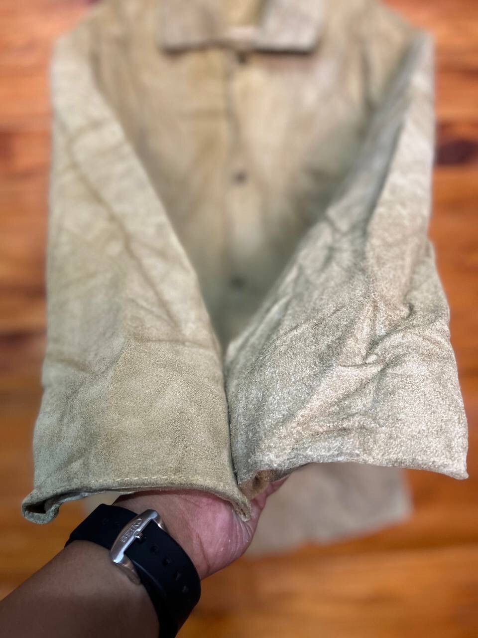 Genuine Leather VINTAGE NAYLS SUEDE LEATHER JACKET MADE IN USA Size US M / EU 48-50 / 2 - 8 Thumbnail