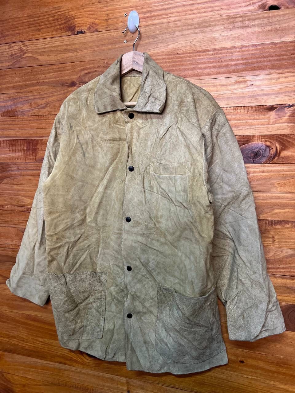 Genuine Leather VINTAGE NAYLS SUEDE LEATHER JACKET MADE IN USA Size US M / EU 48-50 / 2 - 3 Thumbnail