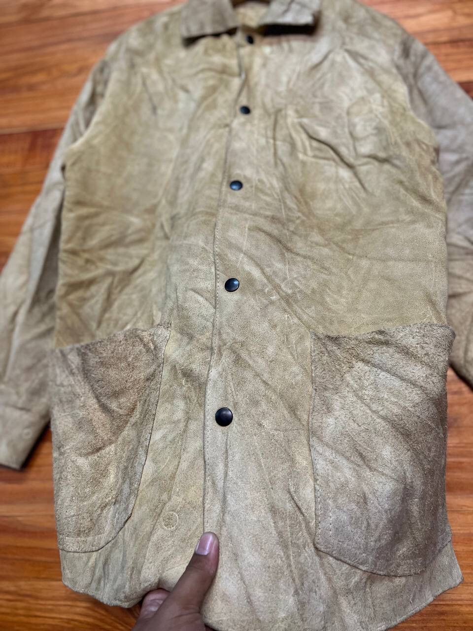 Genuine Leather VINTAGE NAYLS SUEDE LEATHER JACKET MADE IN USA Size US M / EU 48-50 / 2 - 6 Thumbnail