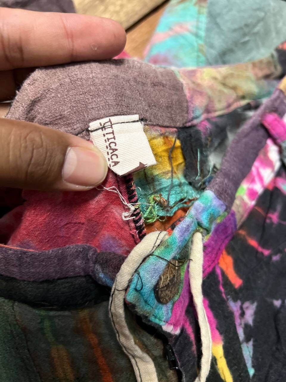 Japanese Brand TITICACA PATCHWORK TIE-DYE SHORT PANT SIZE 34 Size US 34 / EU 50 - 8 Thumbnail