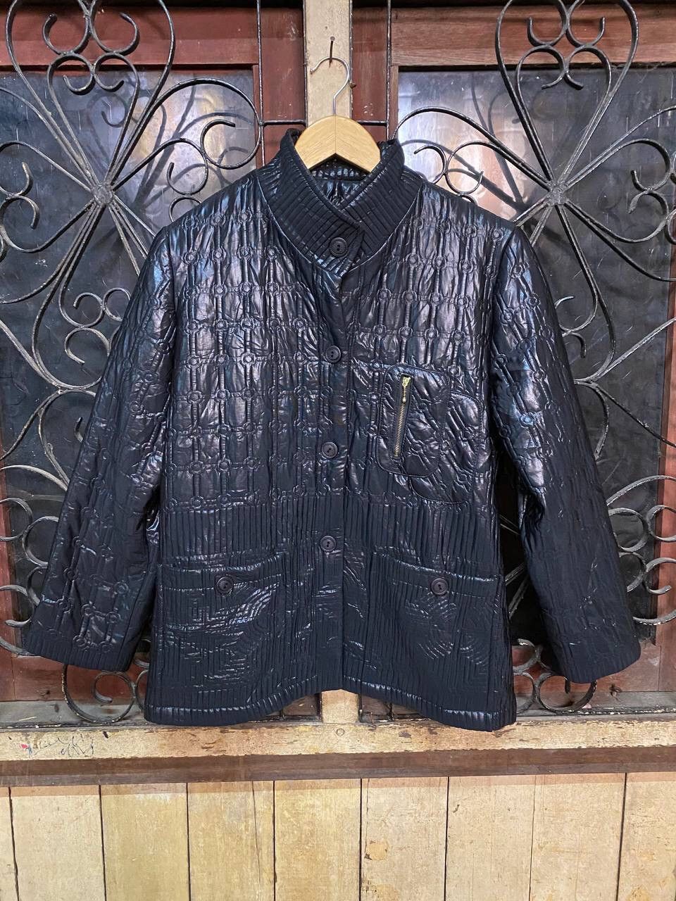 Japanese Brand Nylon Blend Quilted Jacket Size US M / EU 48-50 / 2 - 1 Thumbnail