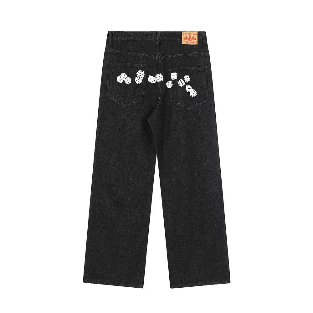 hiphop pattern skate y2k jeans