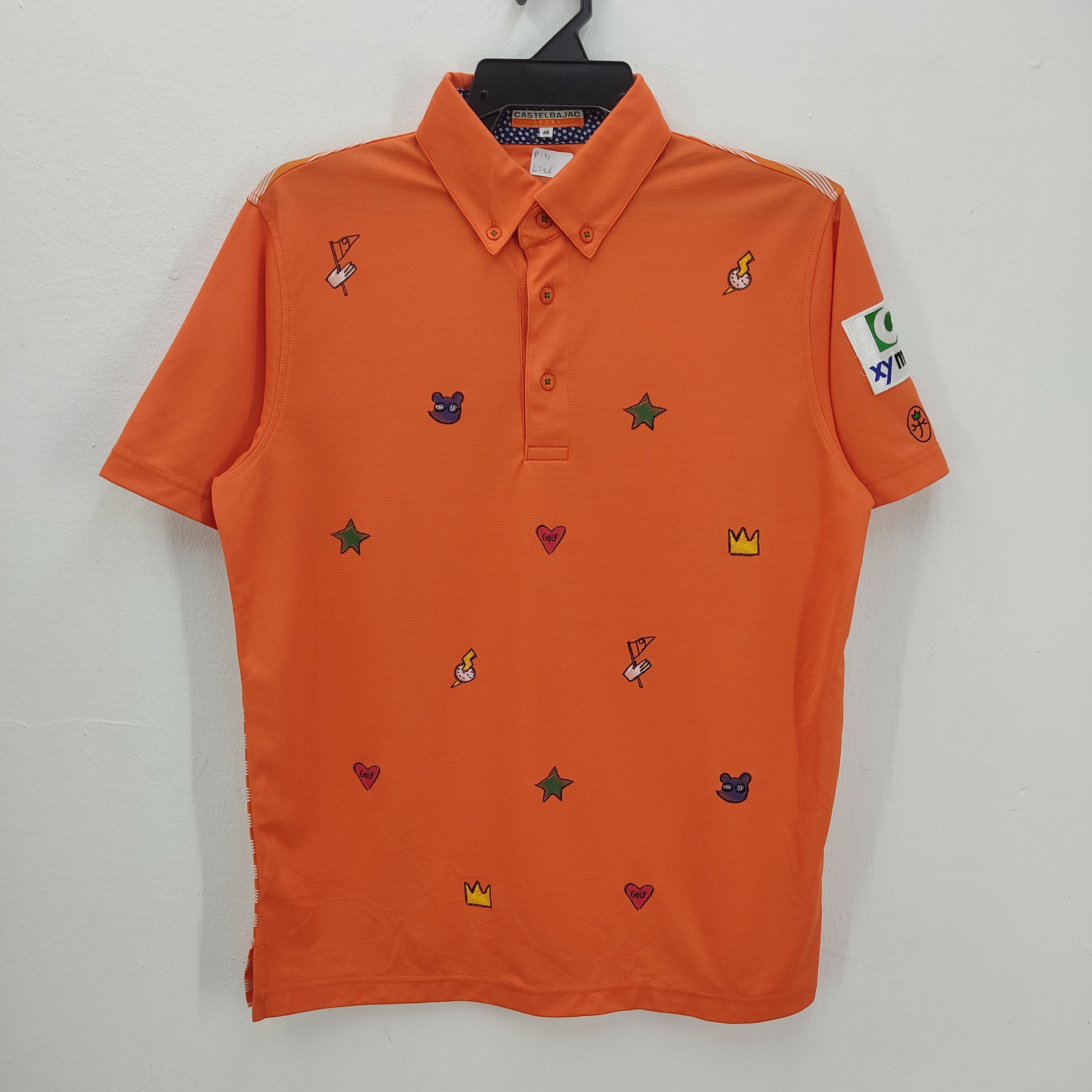 Jean Charles De Castelbajac × Vintage Jean Charles De Castelbajac Sport Polo Shirt Size US L / EU 52-54 / 3 - 1 Thumbnail