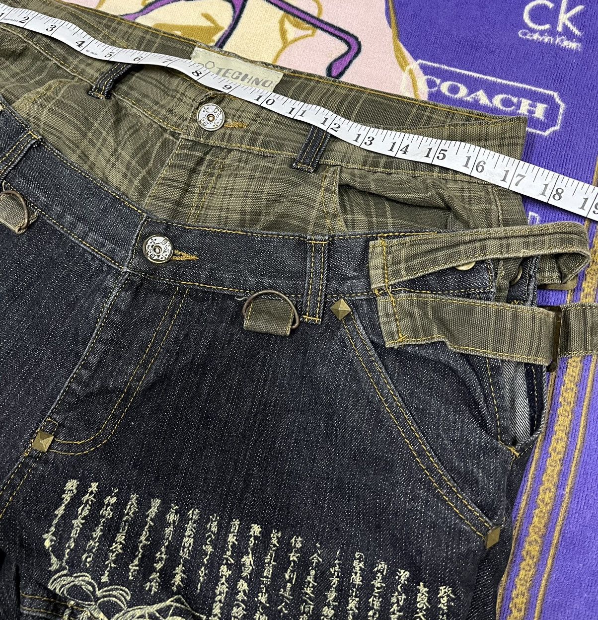 Japanese Brand TECHNO Pants Rare Design Size US 34 / EU 50 - 16 Thumbnail